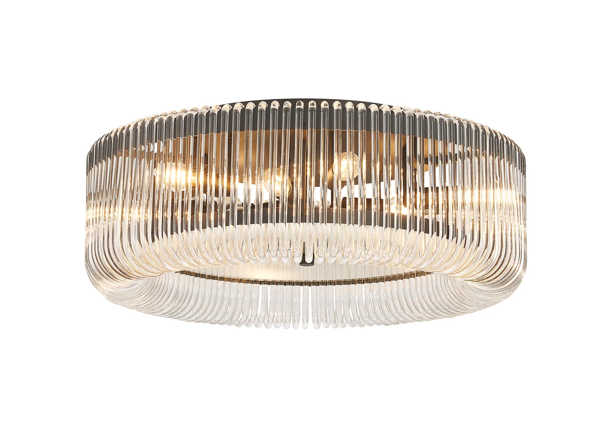 Jonas Round Flush Ceiling Light- Various Sizes & Finishes