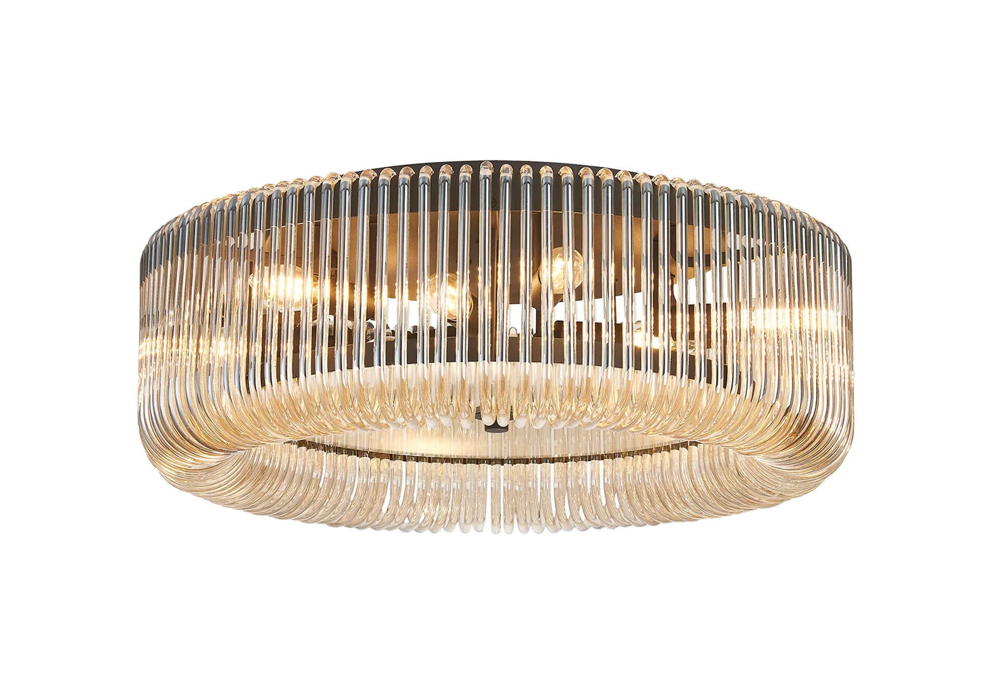 Jonas Round Flush Ceiling Light- Various Sizes & Finishes