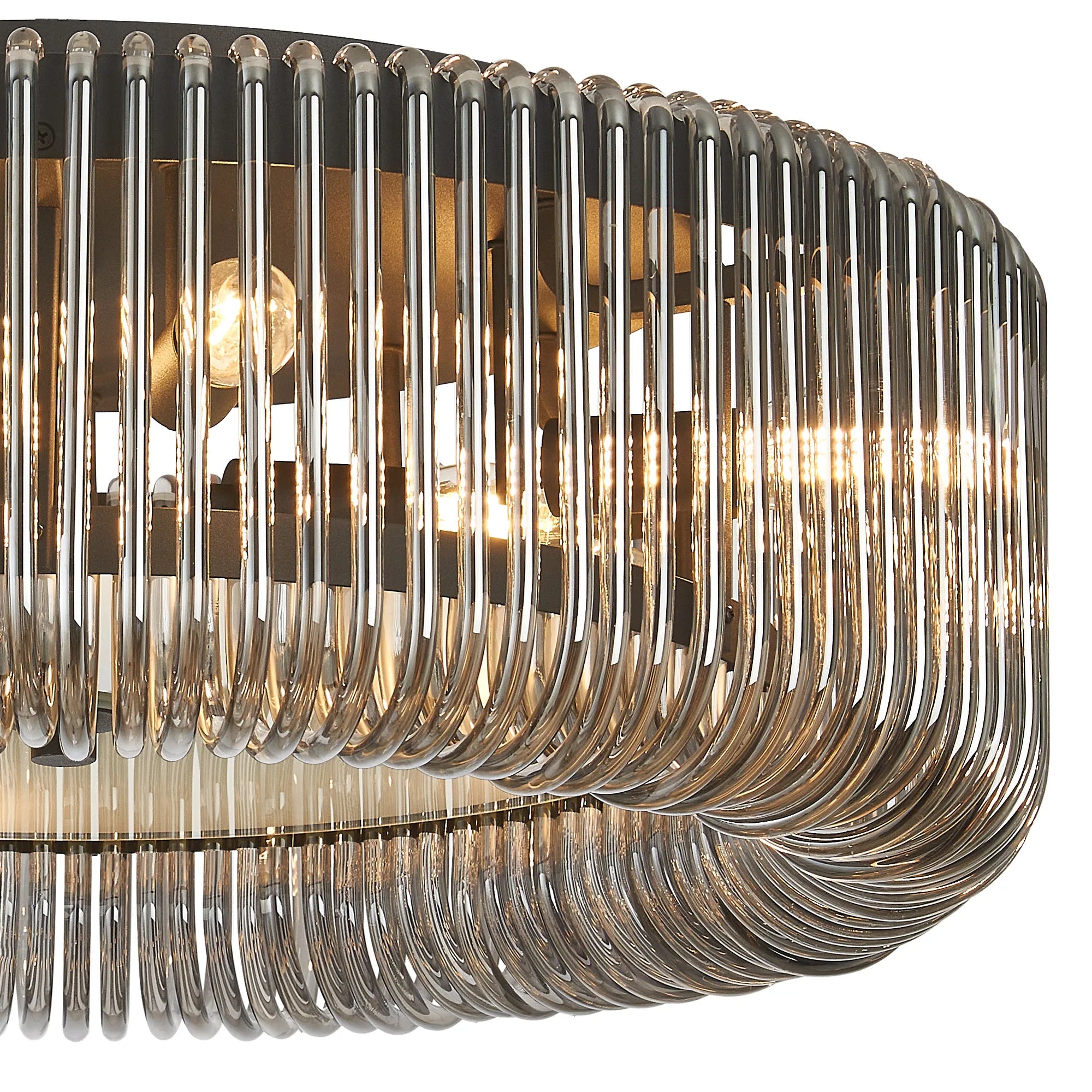 Jonas Round Flush Ceiling Light- Various Sizes & Finishes