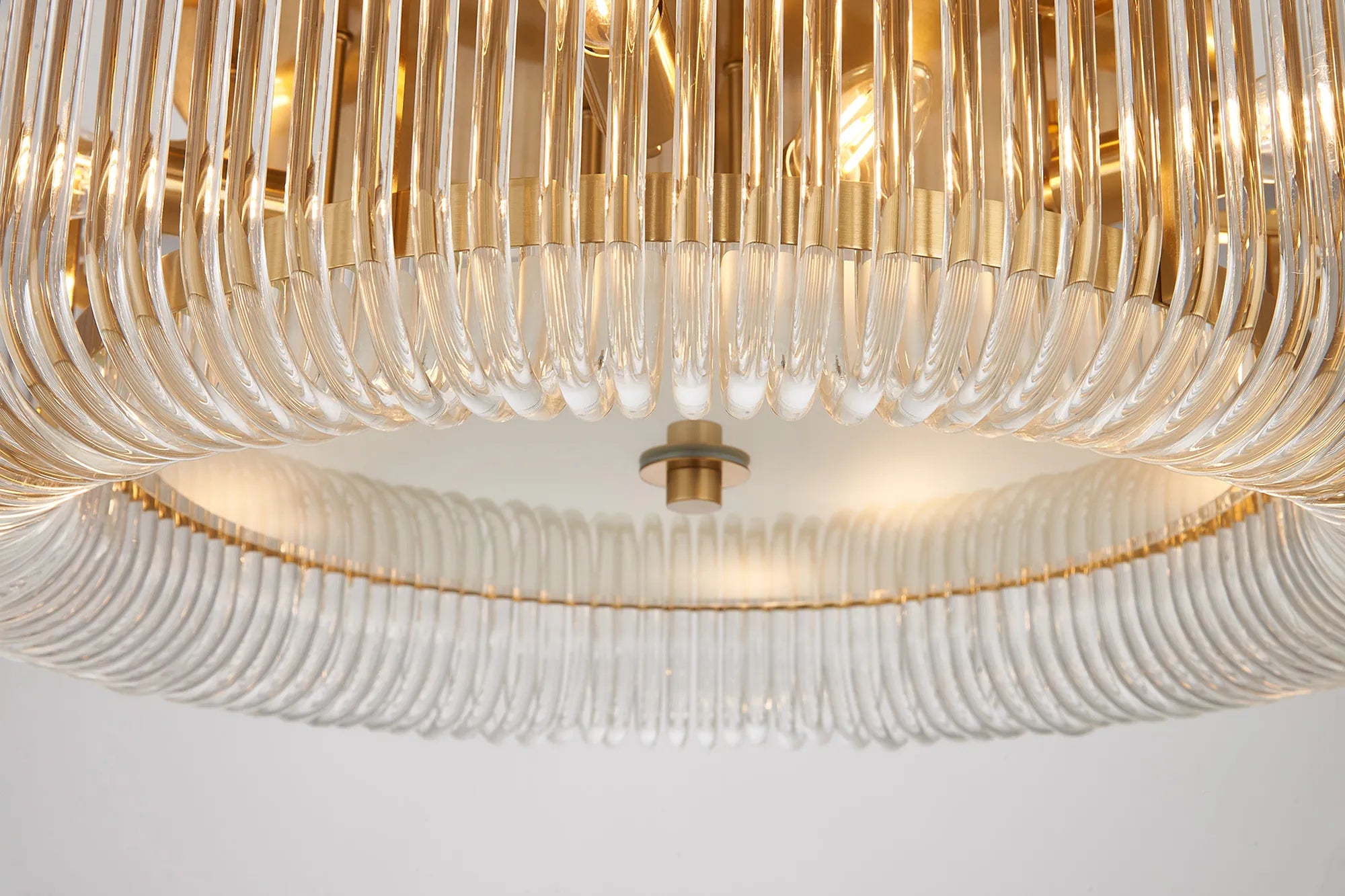 Jonas Round Flush Ceiling Light- Various Sizes & Finishes