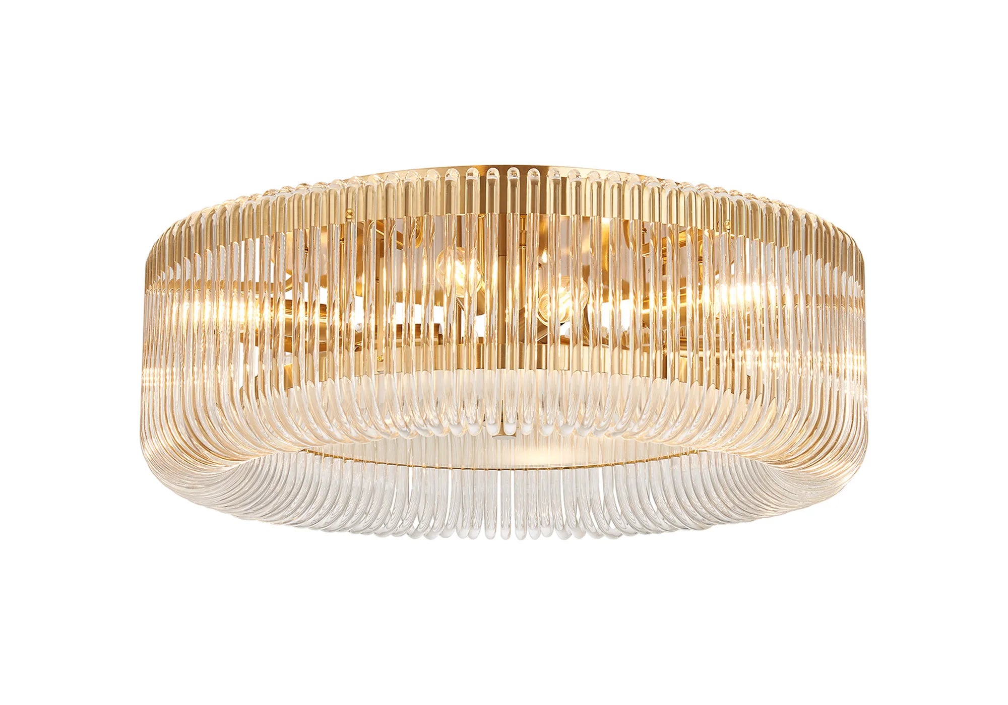 Jonas Round Flush Ceiling Light- Various Sizes & Finishes