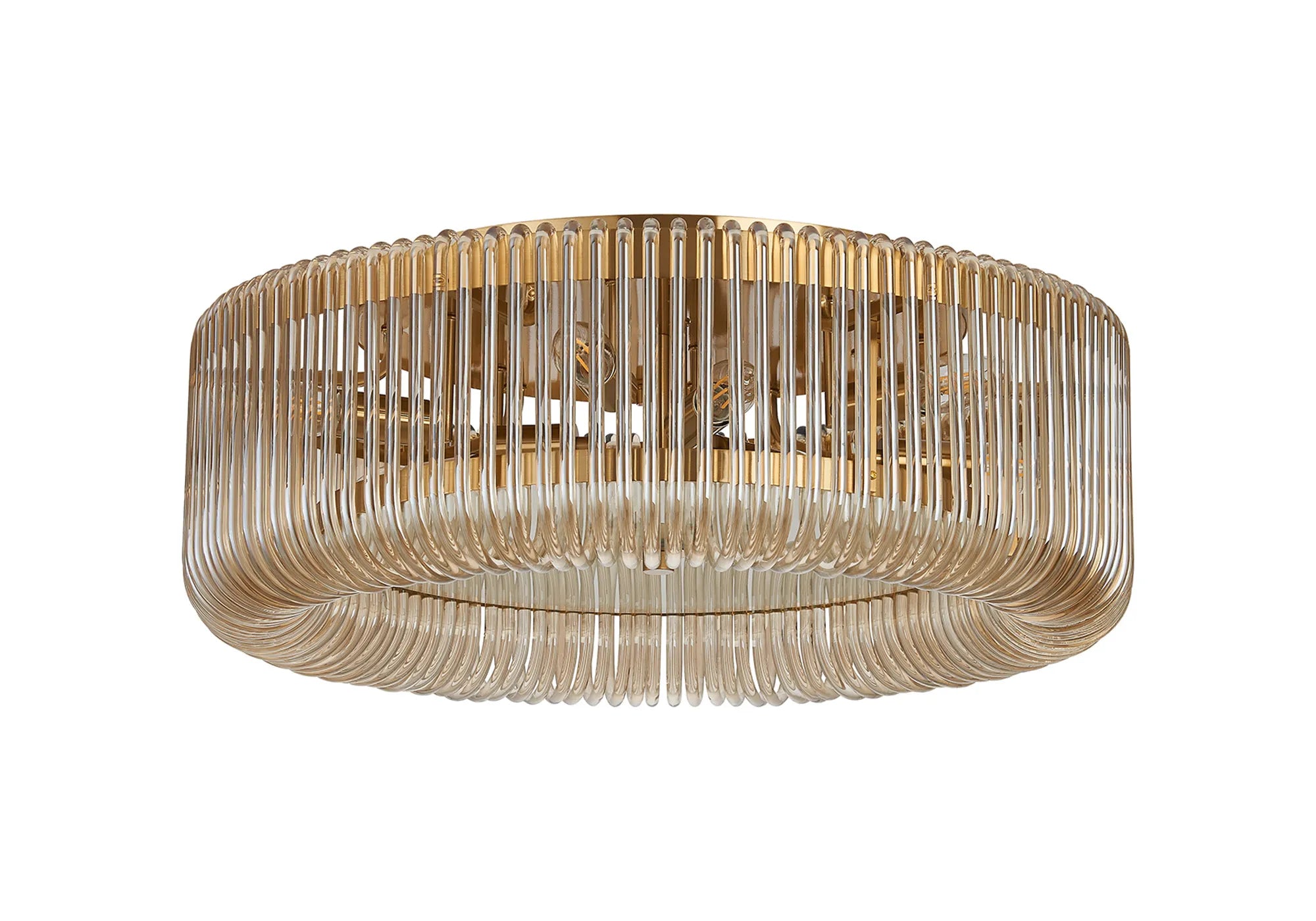 Jonas Round Flush Ceiling Light- Various Sizes & Finishes