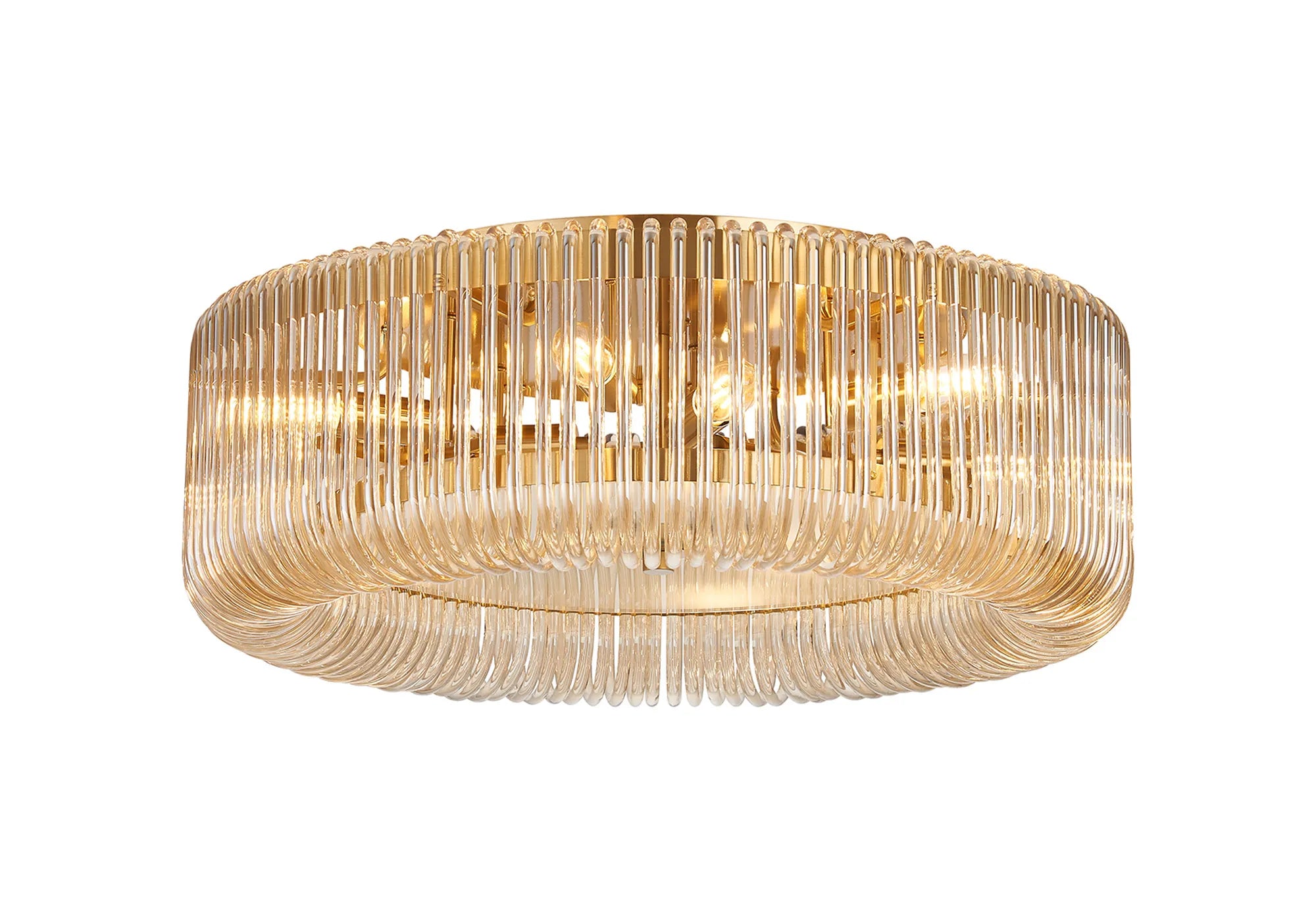 Jonas Round Flush Ceiling Light- Various Sizes & Finishes