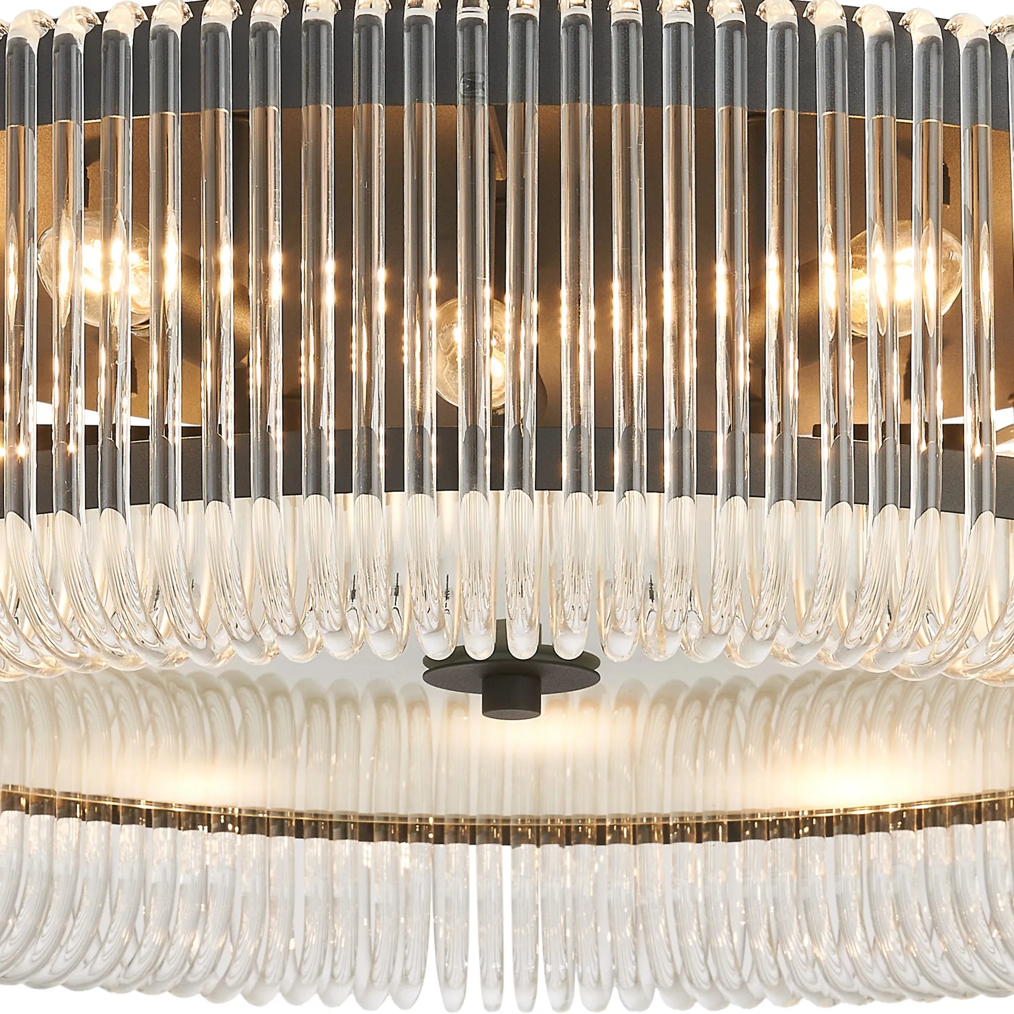 Jonas Round Flush Ceiling Light- Various Sizes & Finishes