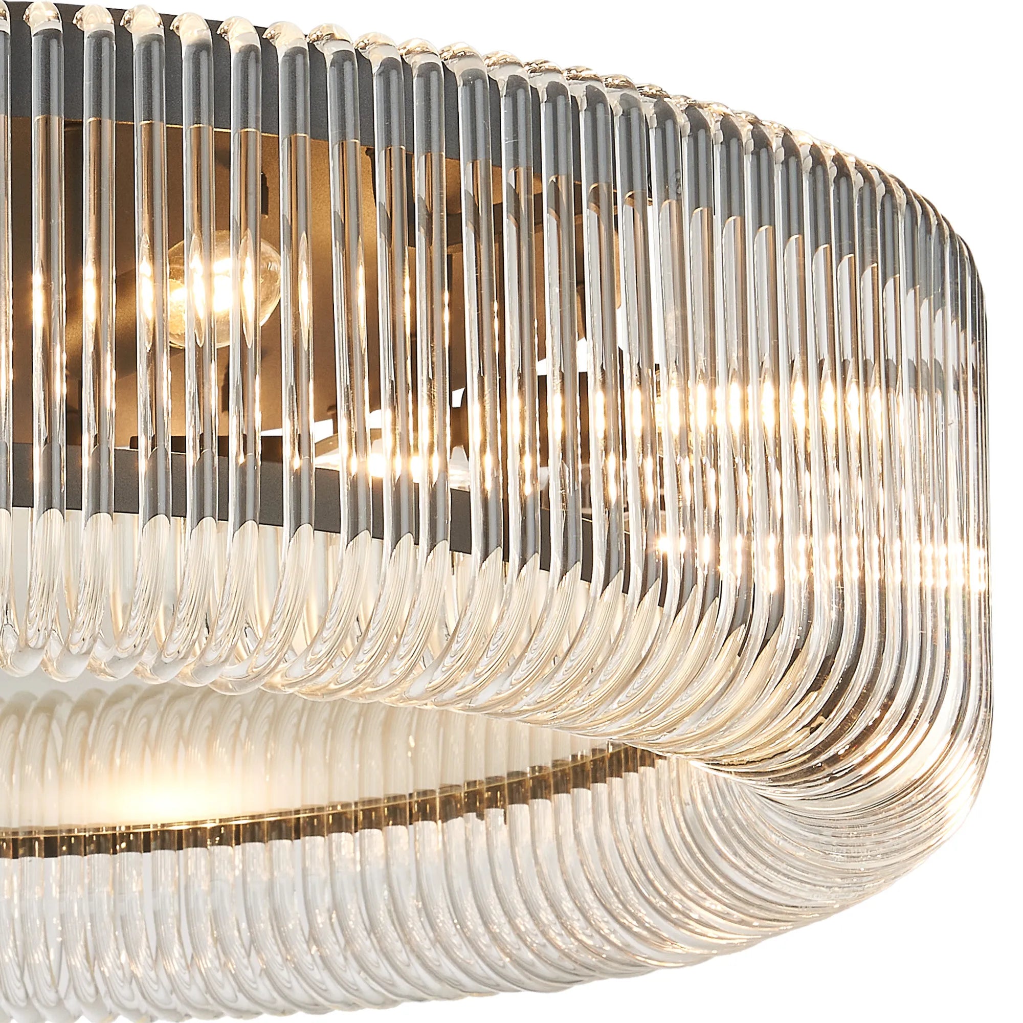 Jonas Round Flush Ceiling Light- Various Sizes & Finishes