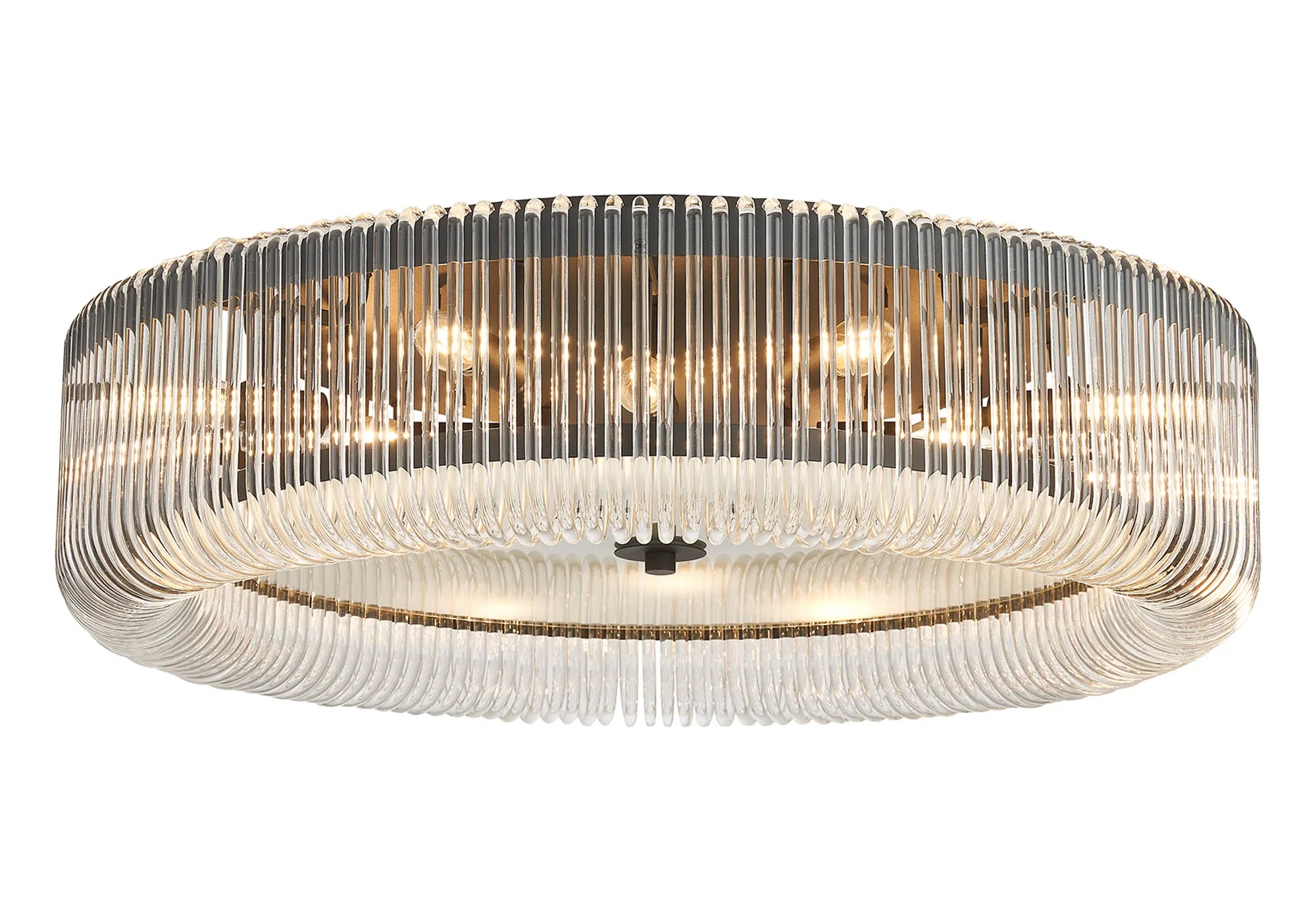 Jonas Round Flush Ceiling Light- Various Sizes & Finishes