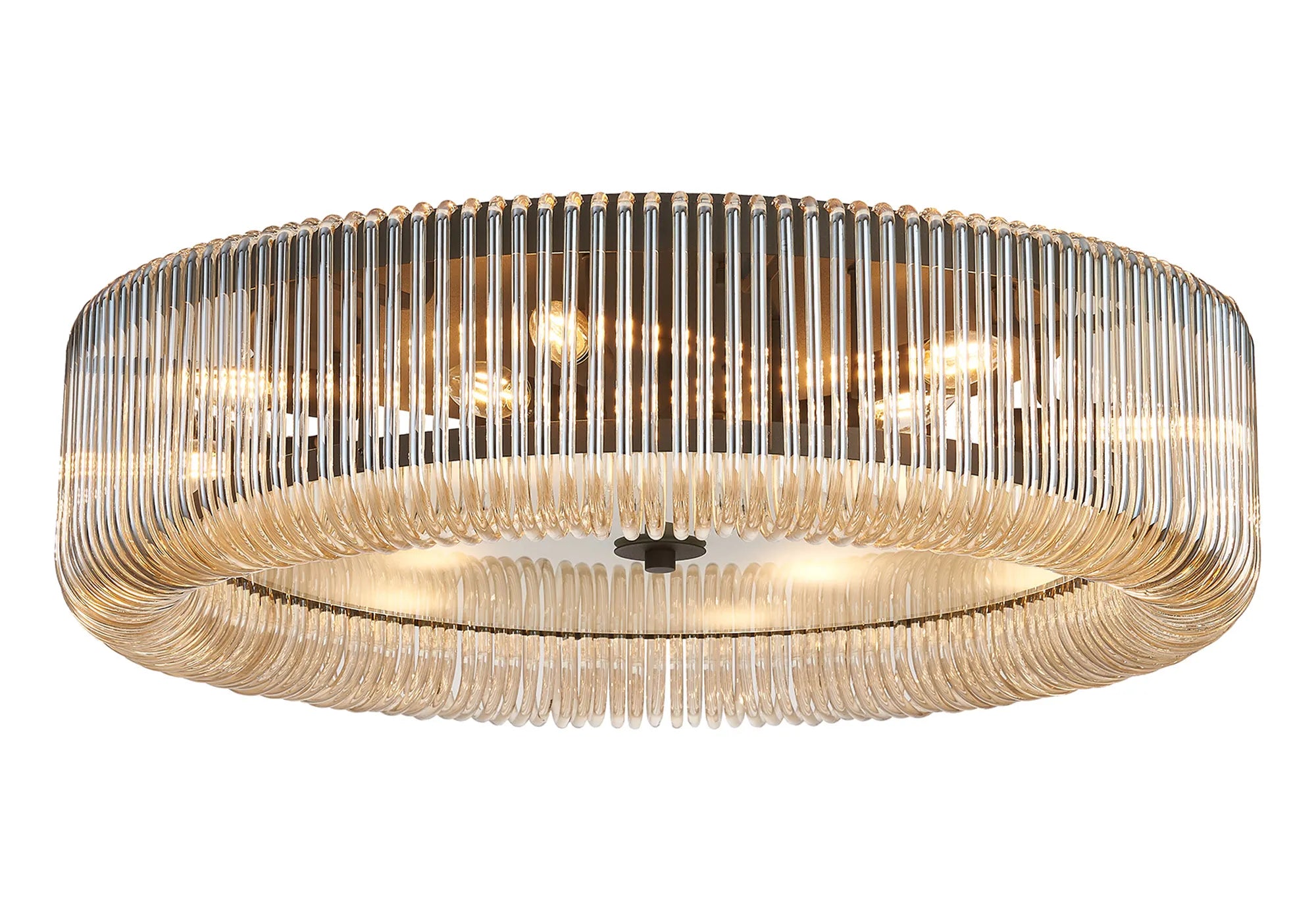 Jonas Round Flush Ceiling Light- Various Sizes & Finishes