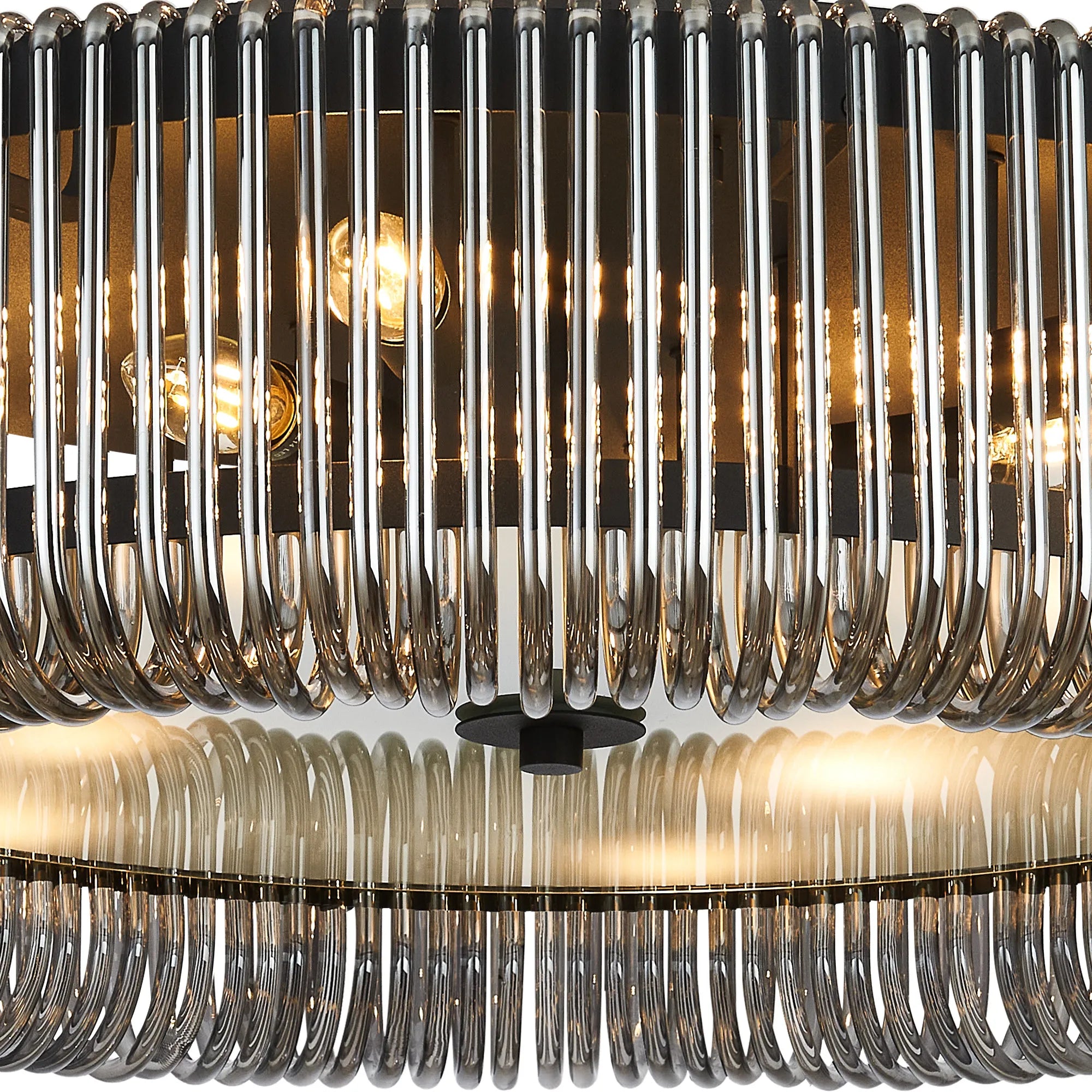 Jonas Round Flush Ceiling Light- Various Sizes & Finishes