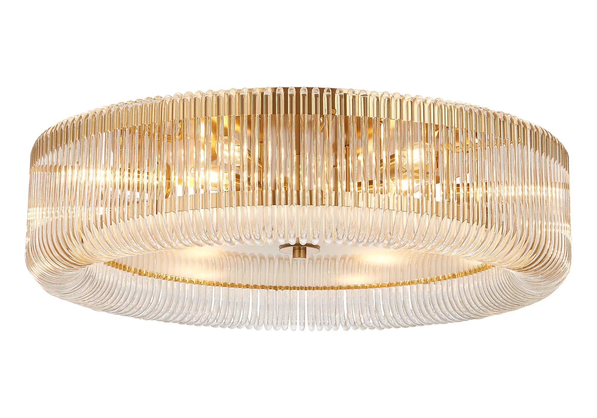 Jonas Round Flush Ceiling Light- Various Sizes & Finishes