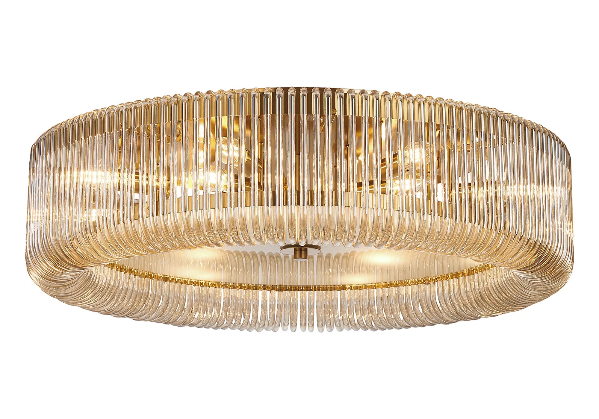 Jonas Round Flush Ceiling Light- Various Sizes & Finishes