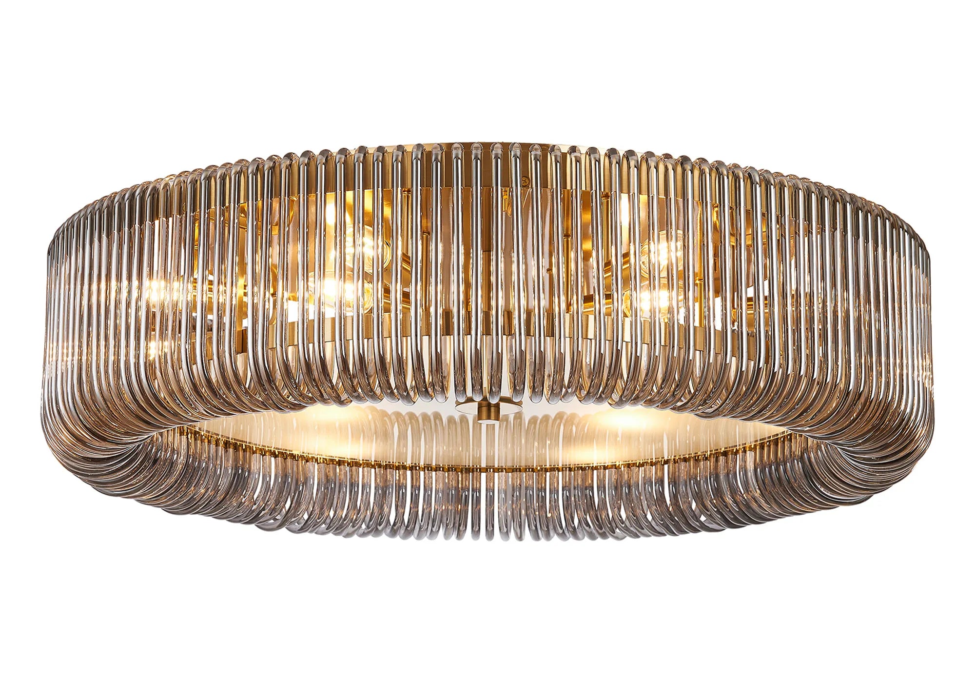 Jonas Round Flush Ceiling Light- Various Sizes & Finishes
