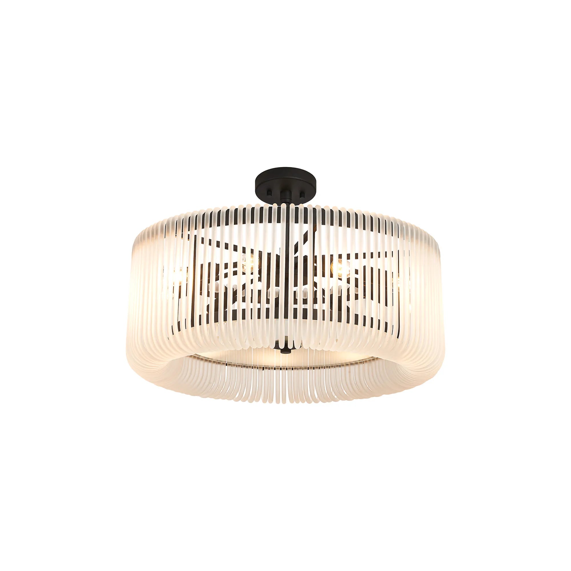 Jonas 9/12/15 Lt Round Pendant/Semi Ceiling- Various Finishes & Sizes