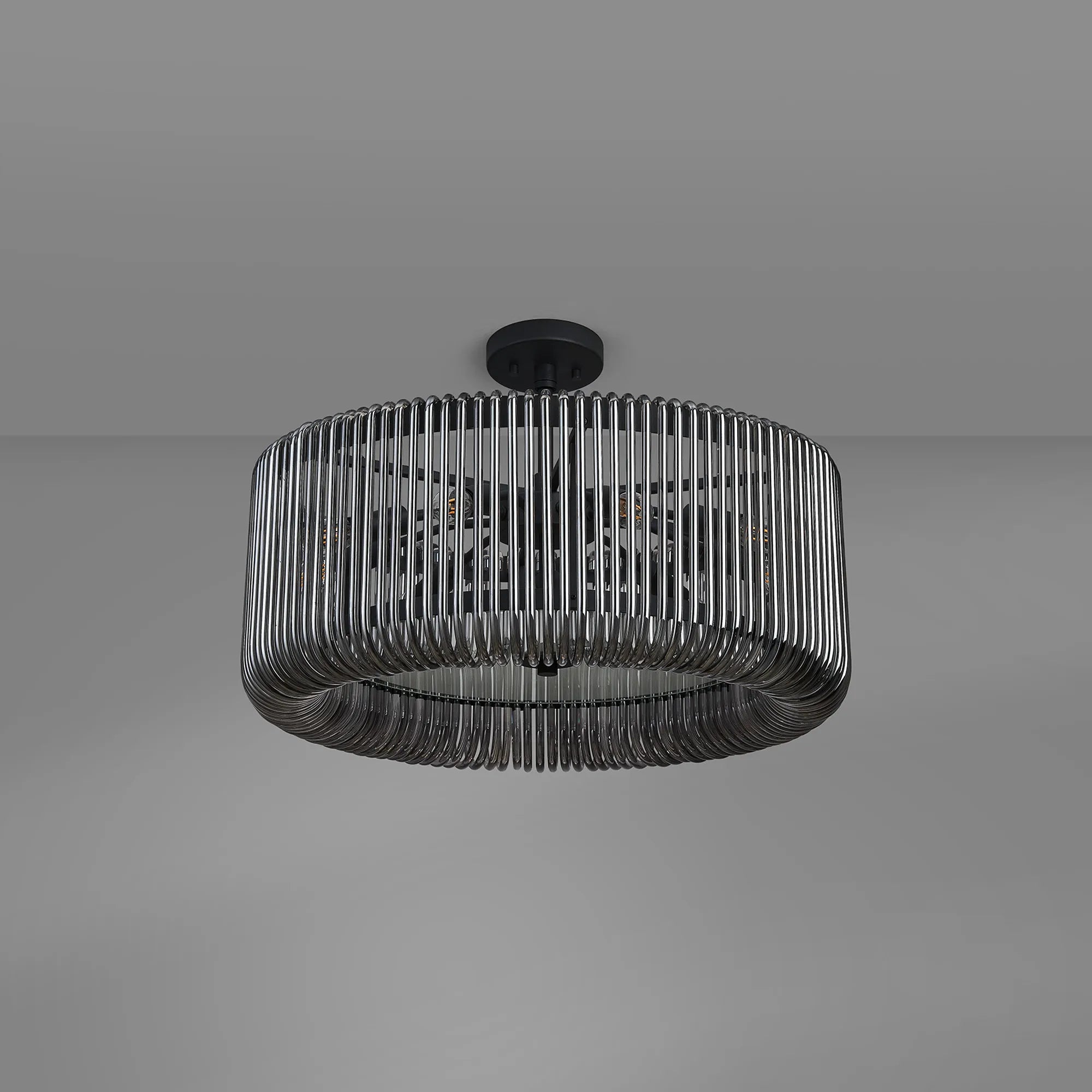 Jonas 9/12/15 Lt Round Pendant/Semi Ceiling- Various Finishes & Sizes