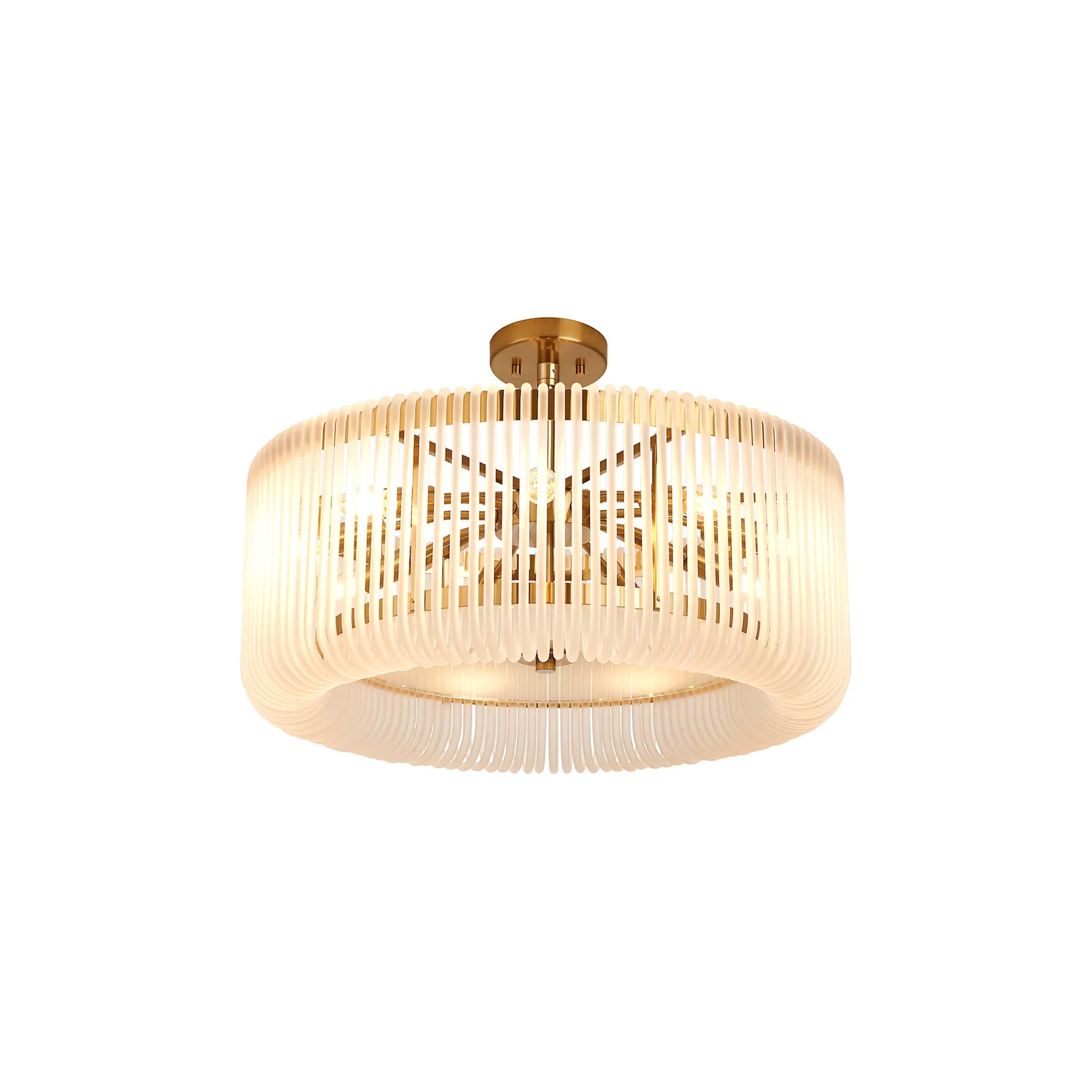 Jonas 9/12/15 Lt Round Pendant/Semi Ceiling- Various Finishes & Sizes