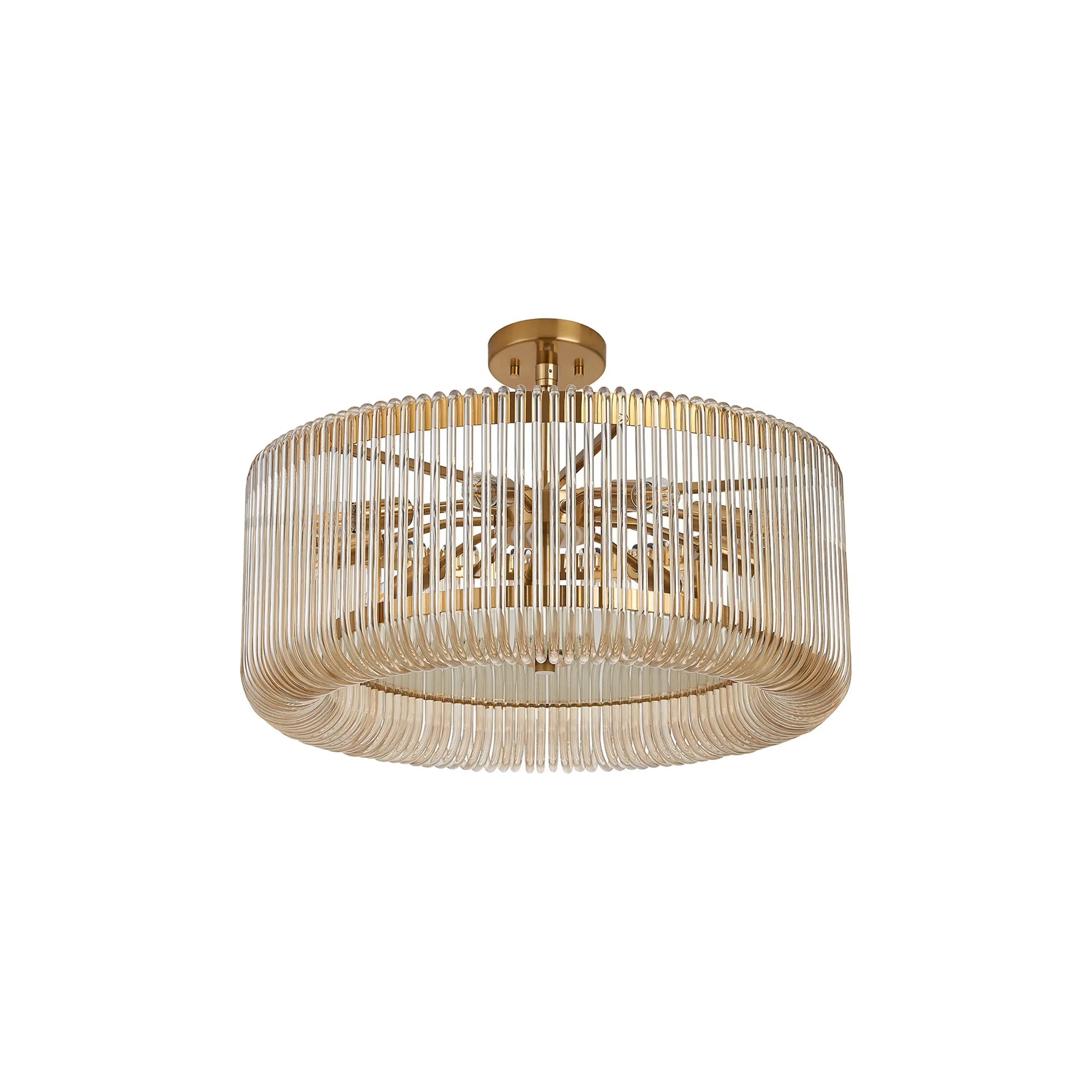 Jonas 9/12/15 Lt Round Pendant/Semi Ceiling- Various Finishes & Sizes