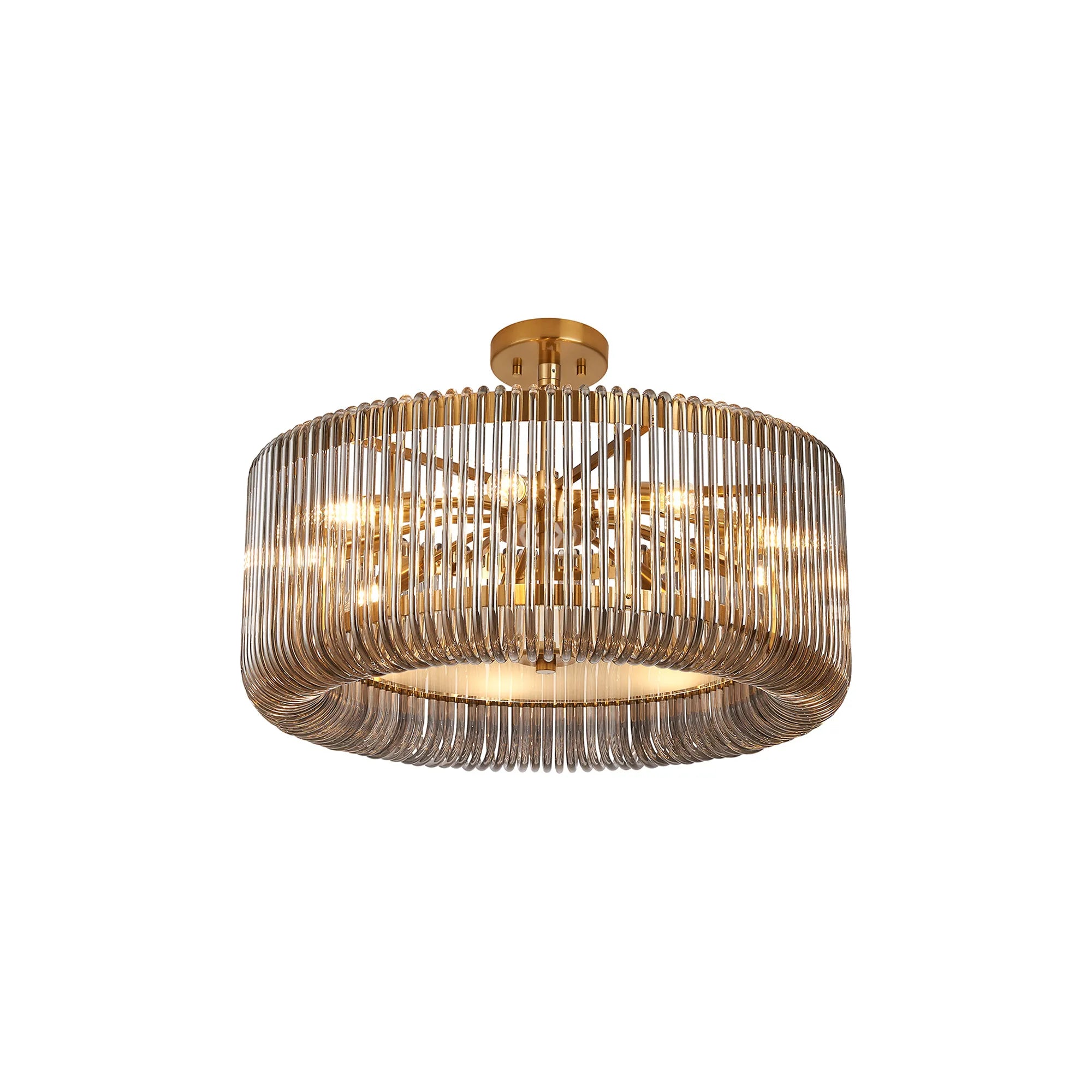 Jonas 9/12/15 Lt Round Pendant/Semi Ceiling- Various Finishes & Sizes