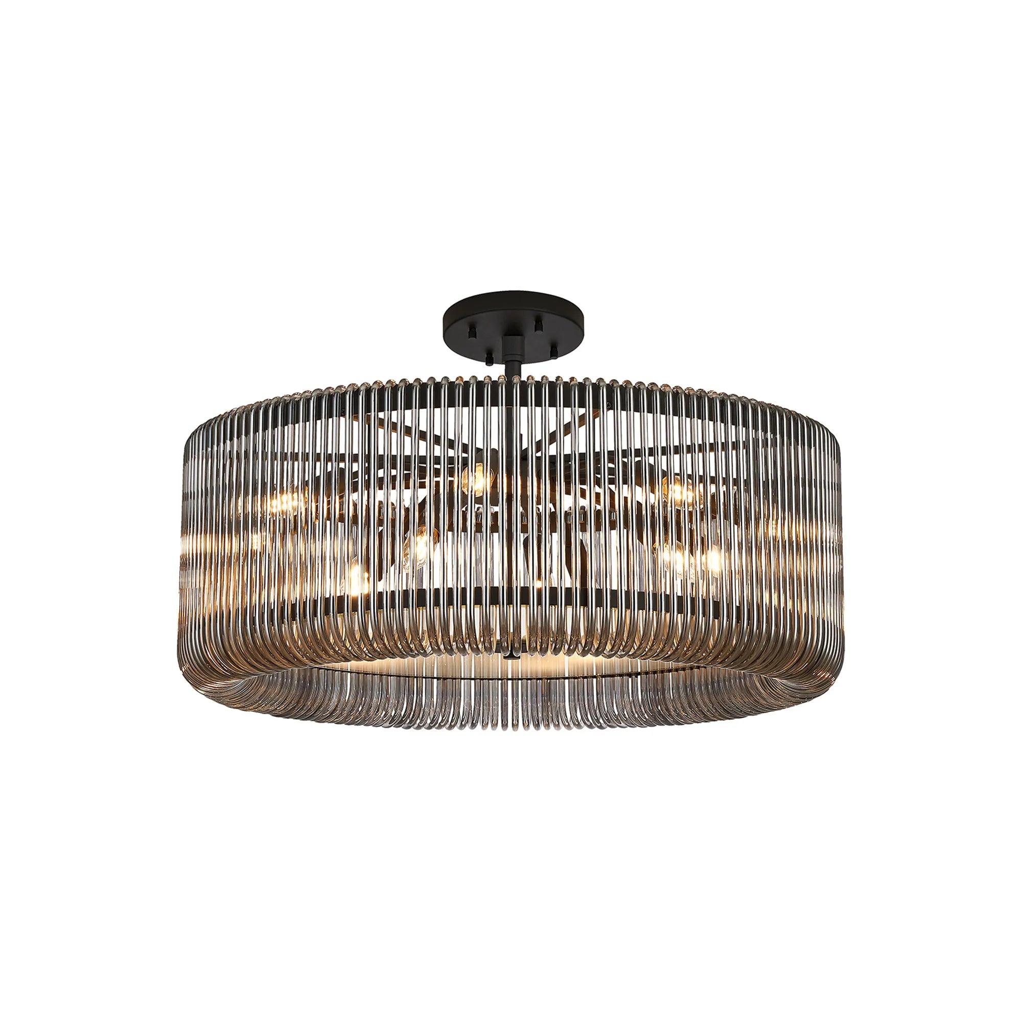 Jonas 9/12/15 Lt Round Pendant/Semi Ceiling- Various Finishes & Sizes