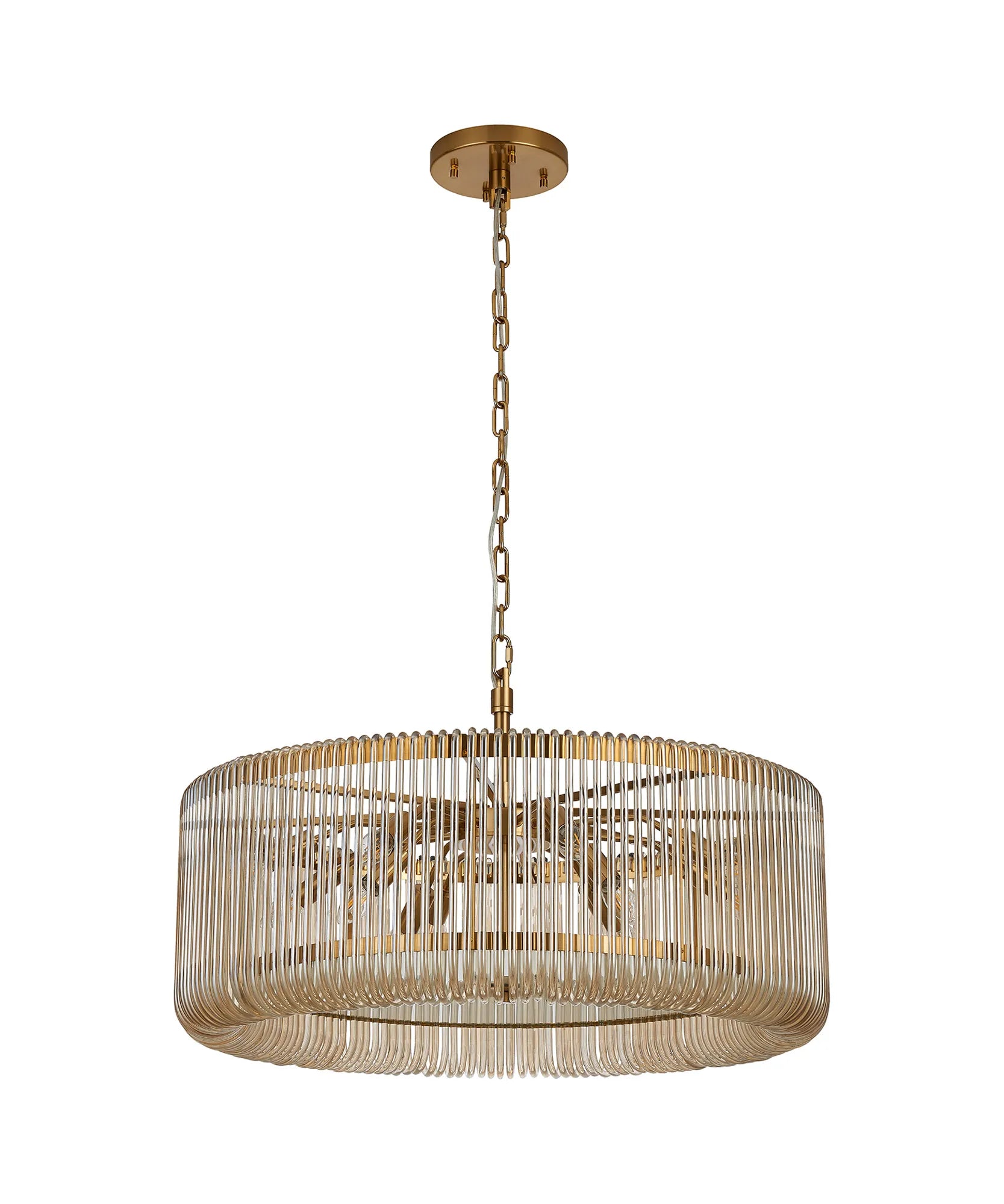 Jonas 9/12/15 Lt Round Pendant/Semi Ceiling- Various Finishes & Sizes