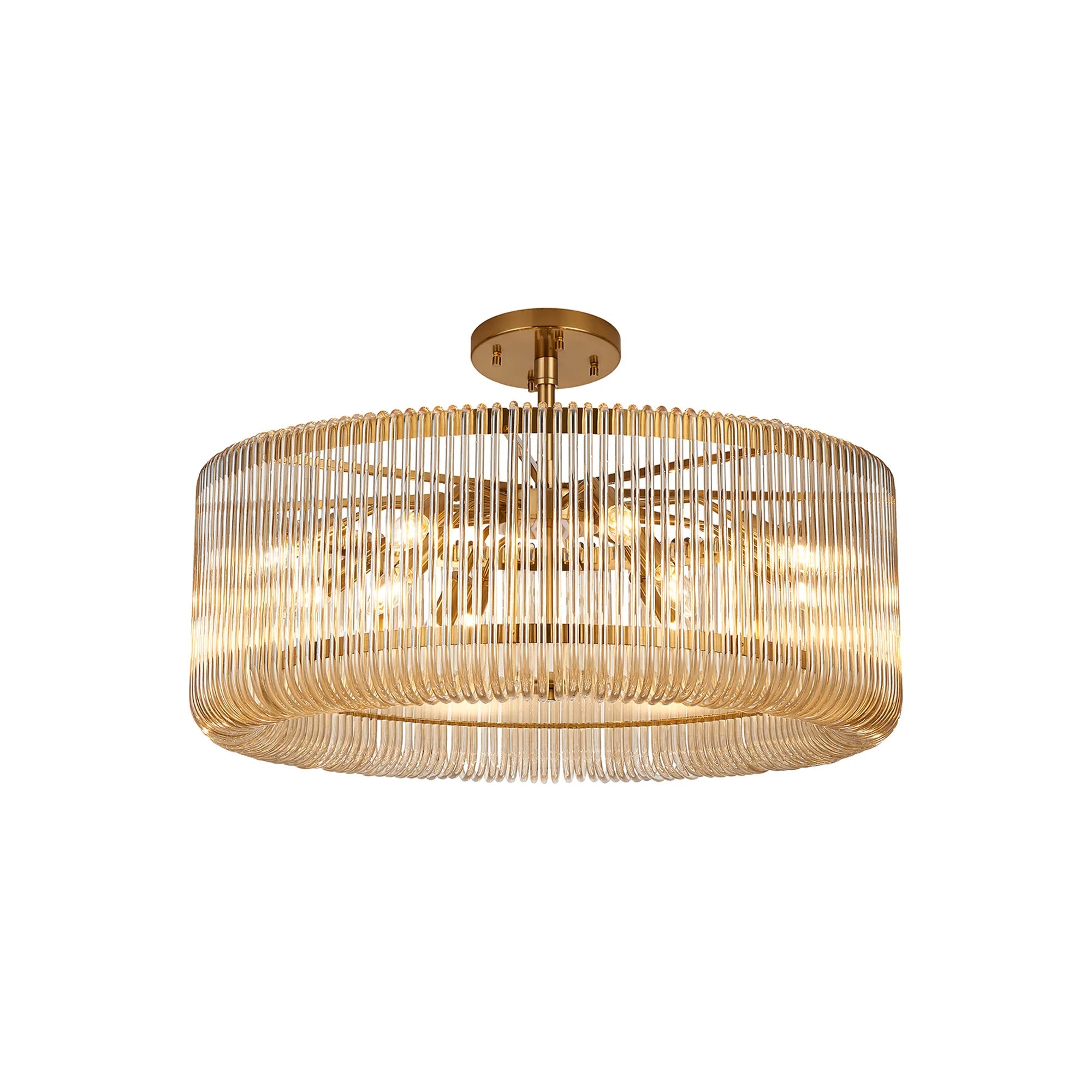 Jonas 9/12/15 Lt Round Pendant/Semi Ceiling- Various Finishes & Sizes