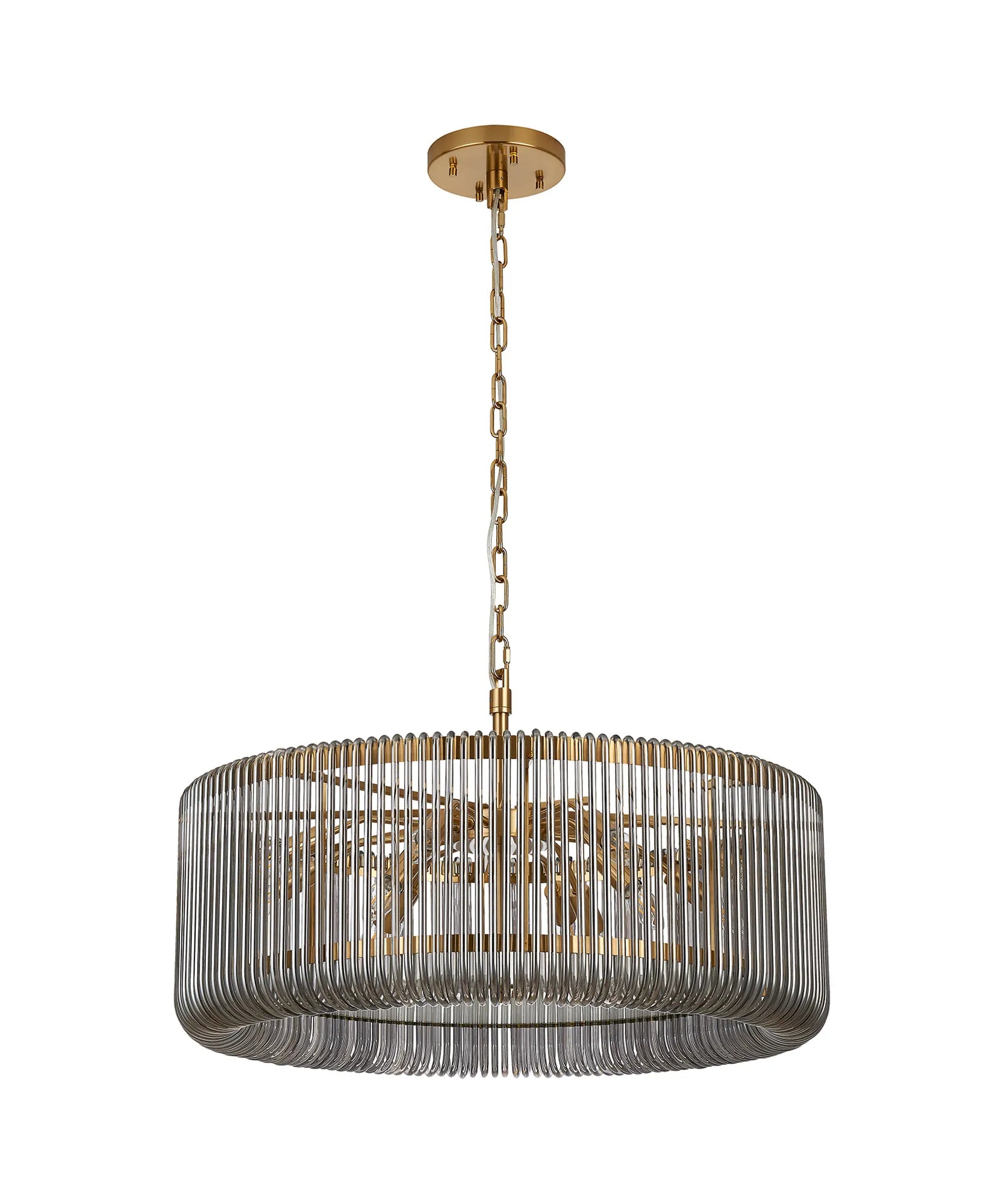 Jonas 9/12/15 Lt Round Pendant/Semi Ceiling- Various Finishes & Sizes