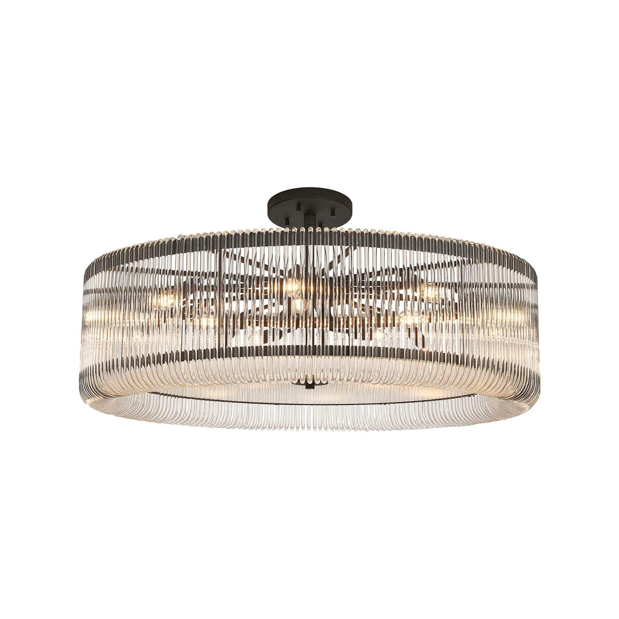 Jonas 9/12/15 Lt Round Pendant/Semi Ceiling- Various Finishes & Sizes