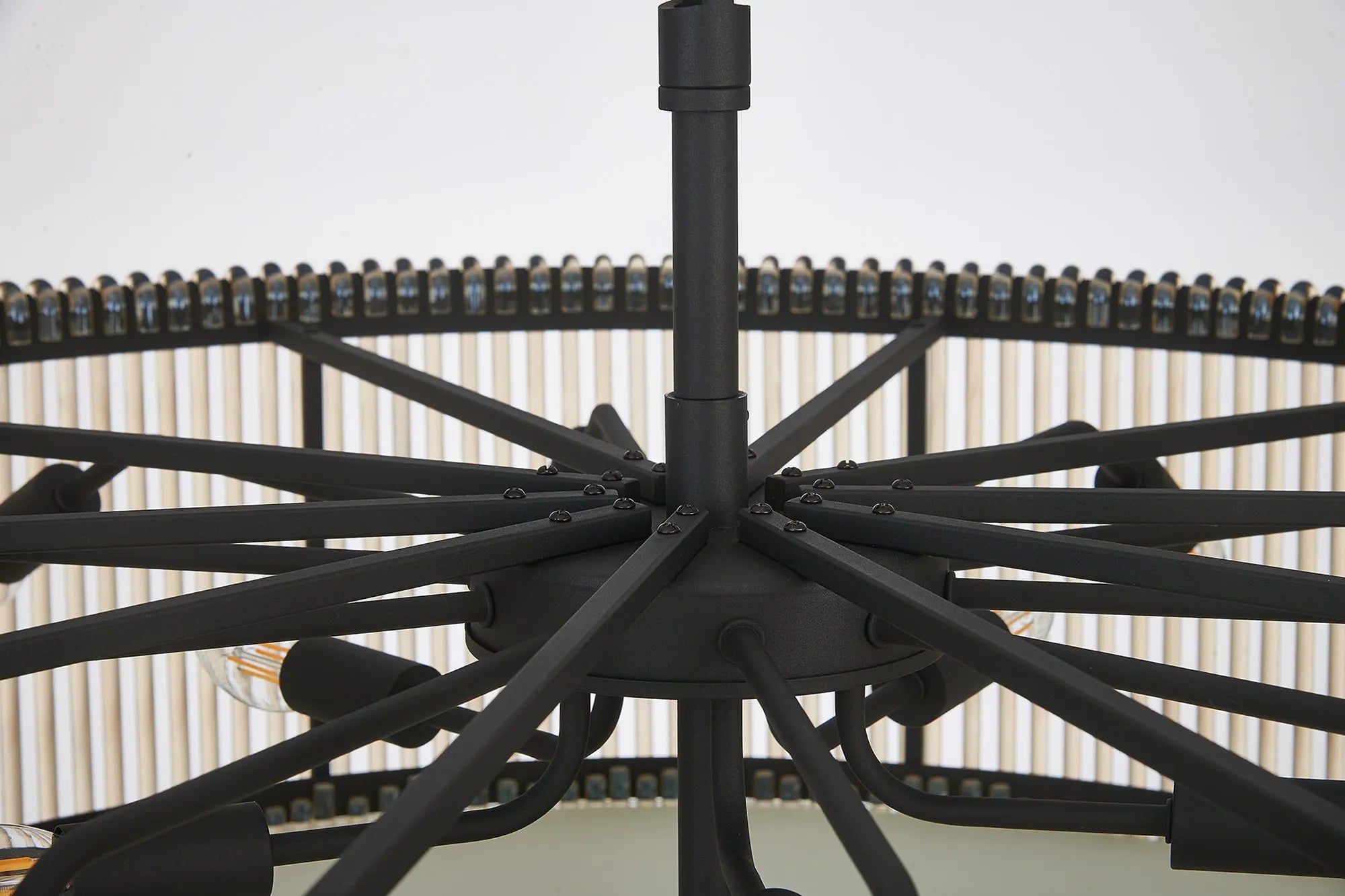 Jonas 9/12/15 Lt Round Pendant/Semi Ceiling- Various Finishes & Sizes