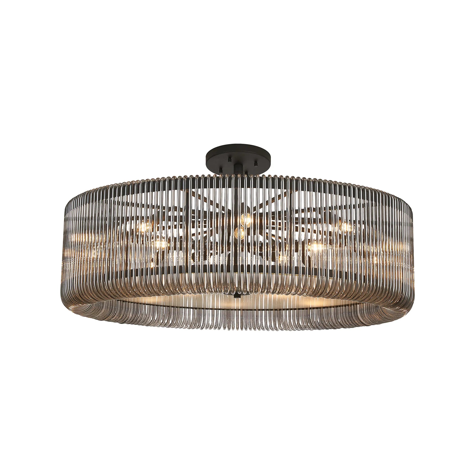 Jonas 9/12/15 Lt Round Pendant/Semi Ceiling- Various Finishes & Sizes