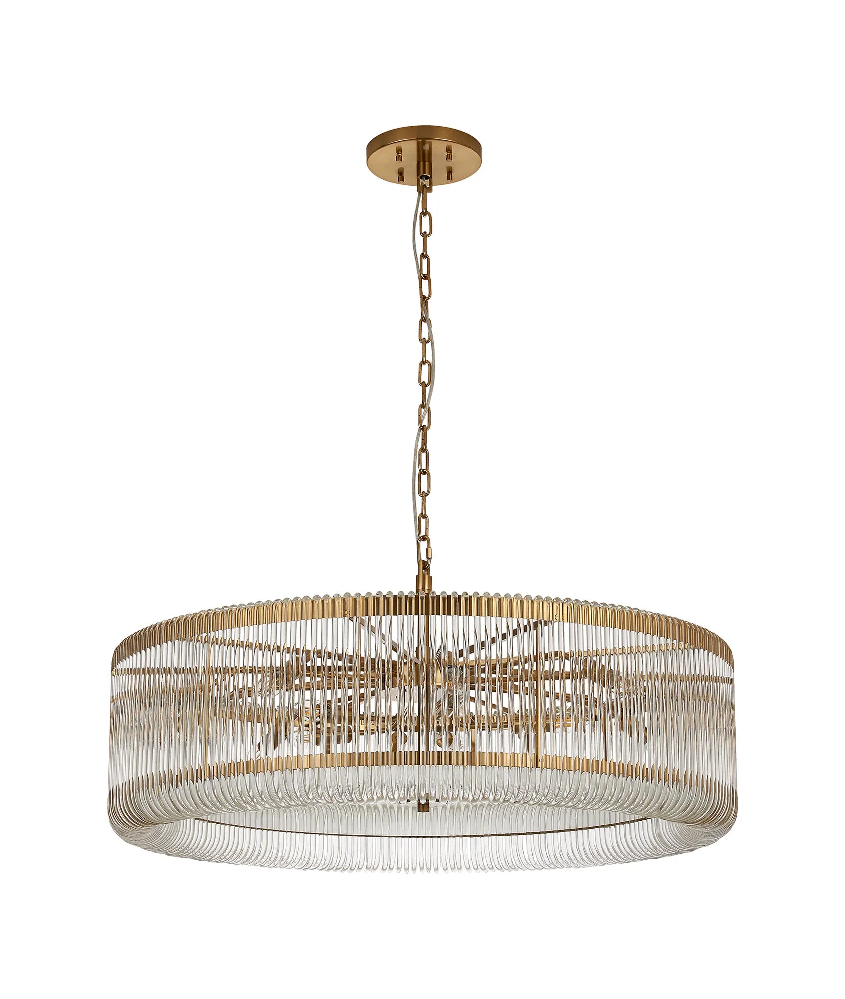 Jonas 9/12/15 Lt Round Pendant/Semi Ceiling- Various Finishes & Sizes