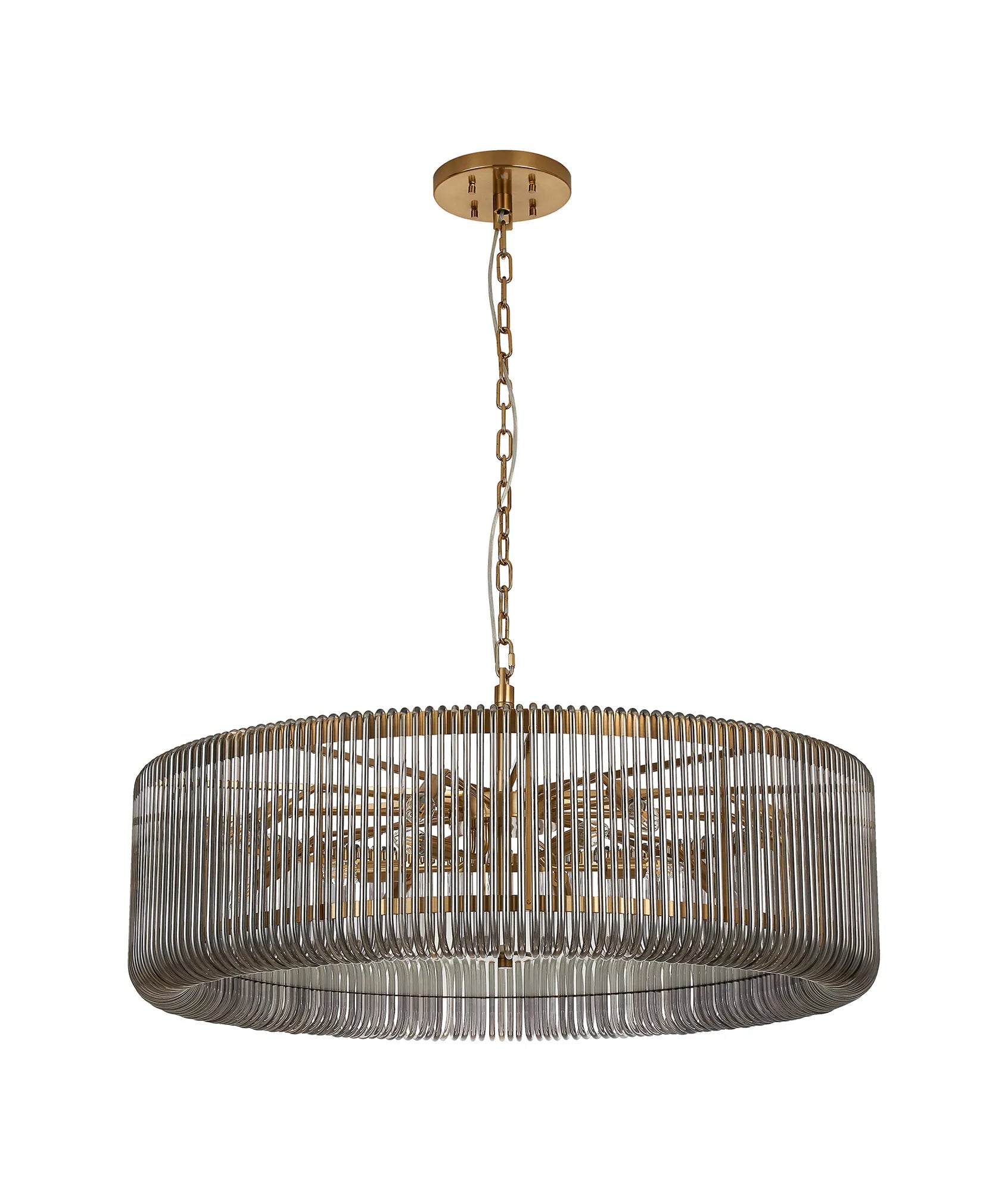 Jonas 9/12/15 Lt Round Pendant/Semi Ceiling- Various Finishes & Sizes