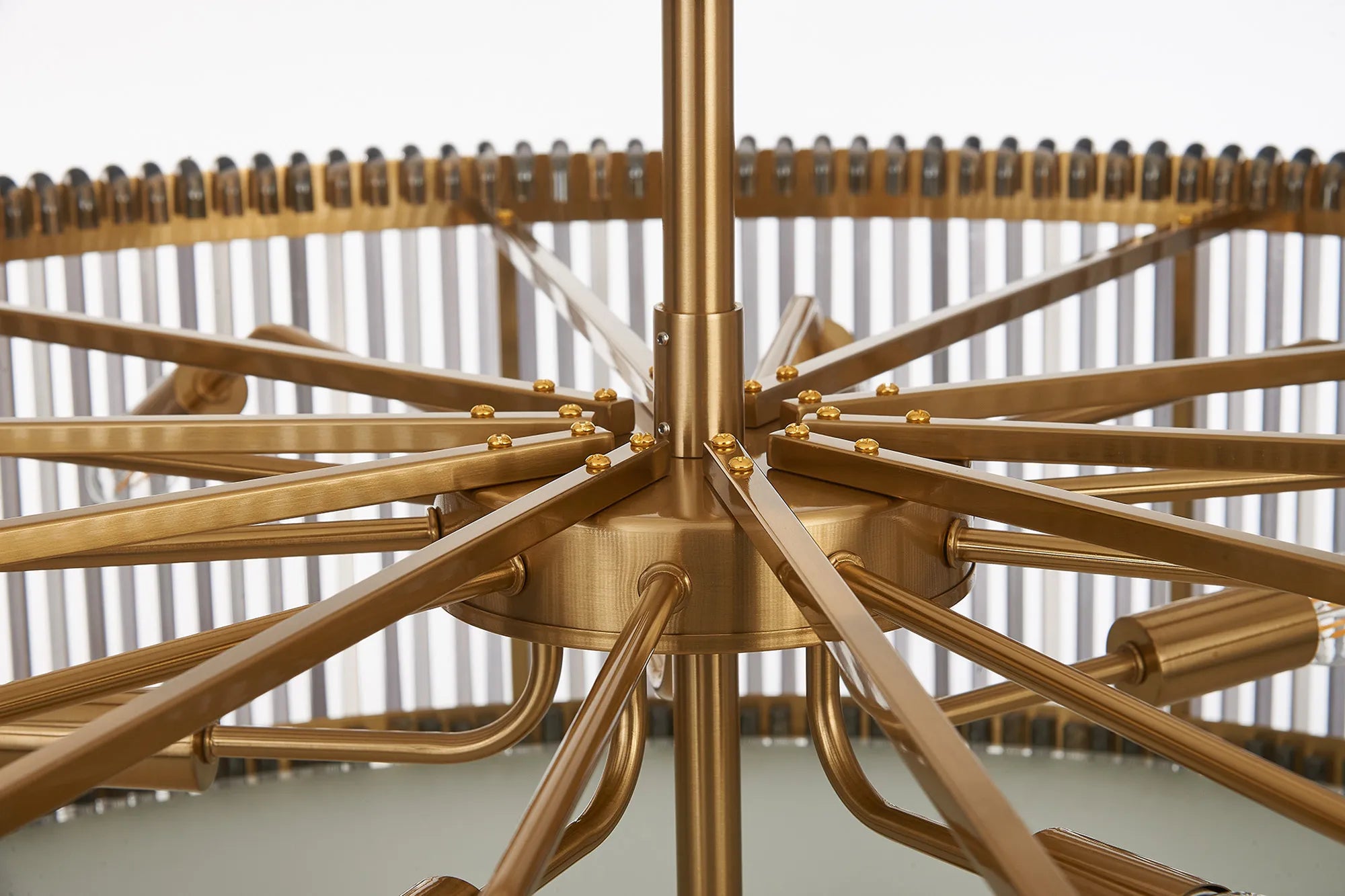 Jonas 9/12/15 Lt Round Pendant/Semi Ceiling- Various Finishes & Sizes