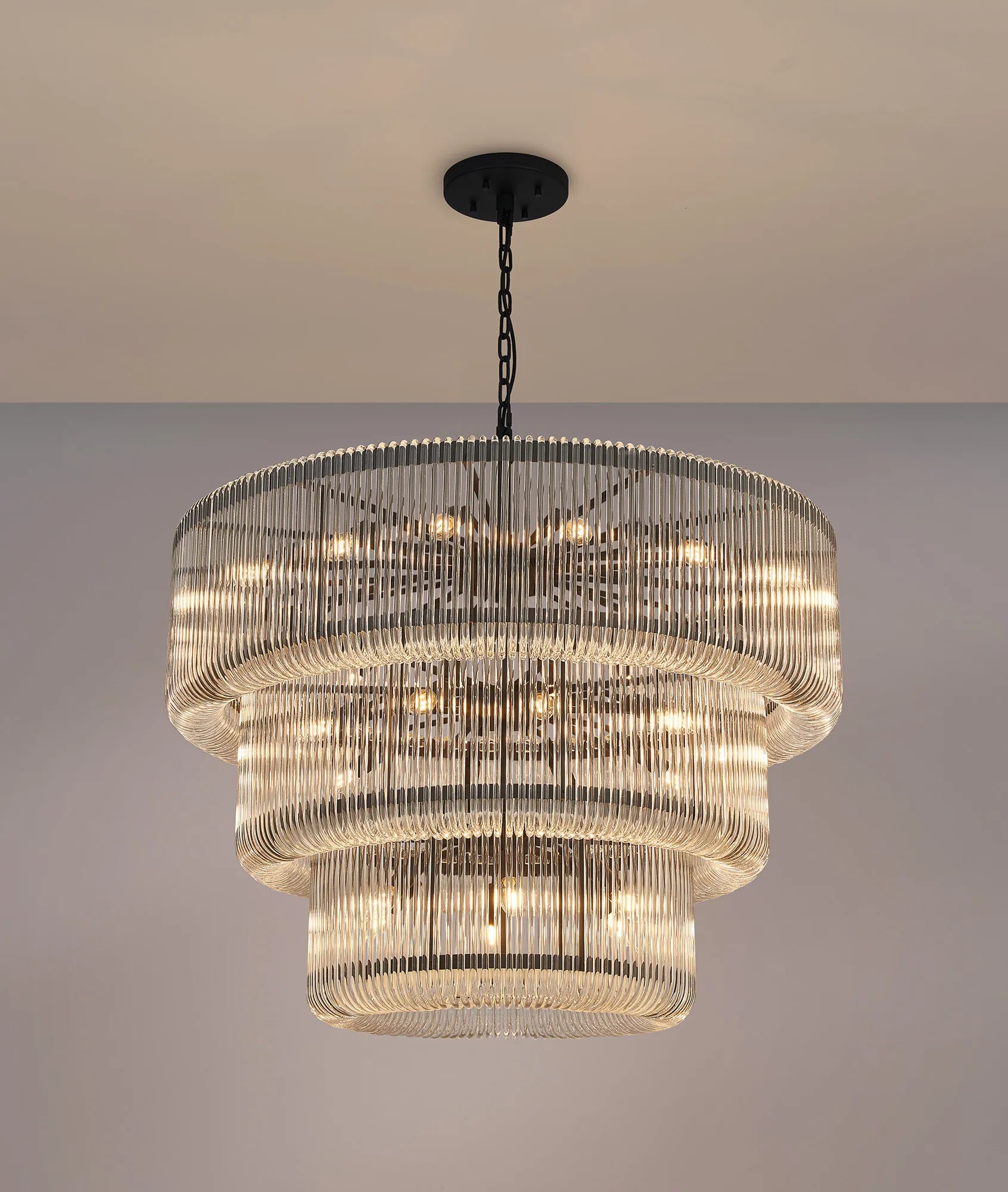 Jonas 2/3 Tier Chandelier- Various Finishes