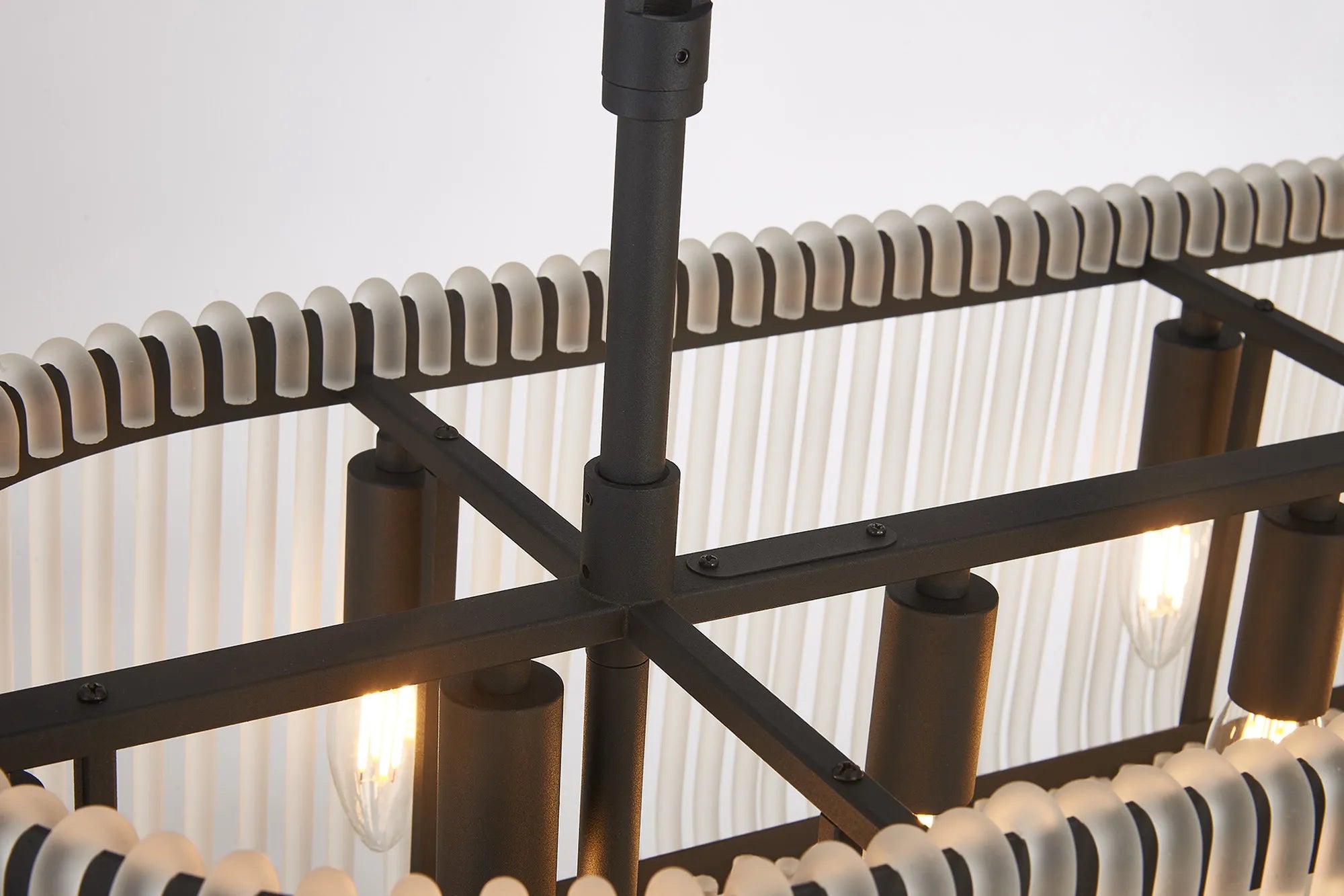 Jonas 100 x 35cm Oval Linear Pendant/Semi Ceiling- Various Finishes