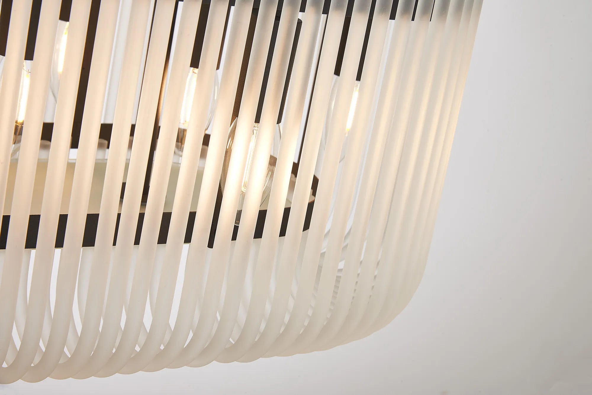 Jonas 100 x 35cm Oval Linear Pendant/Semi Ceiling- Various Finishes