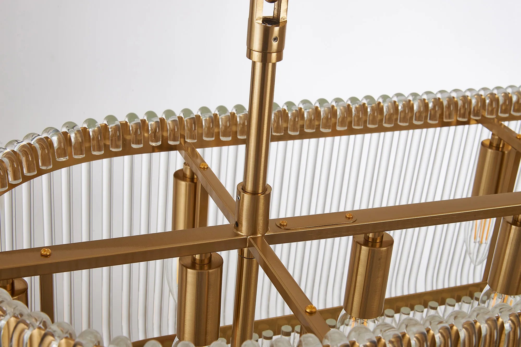 Jonas 100 x 35cm Oval Linear Pendant/Semi Ceiling- Various Finishes