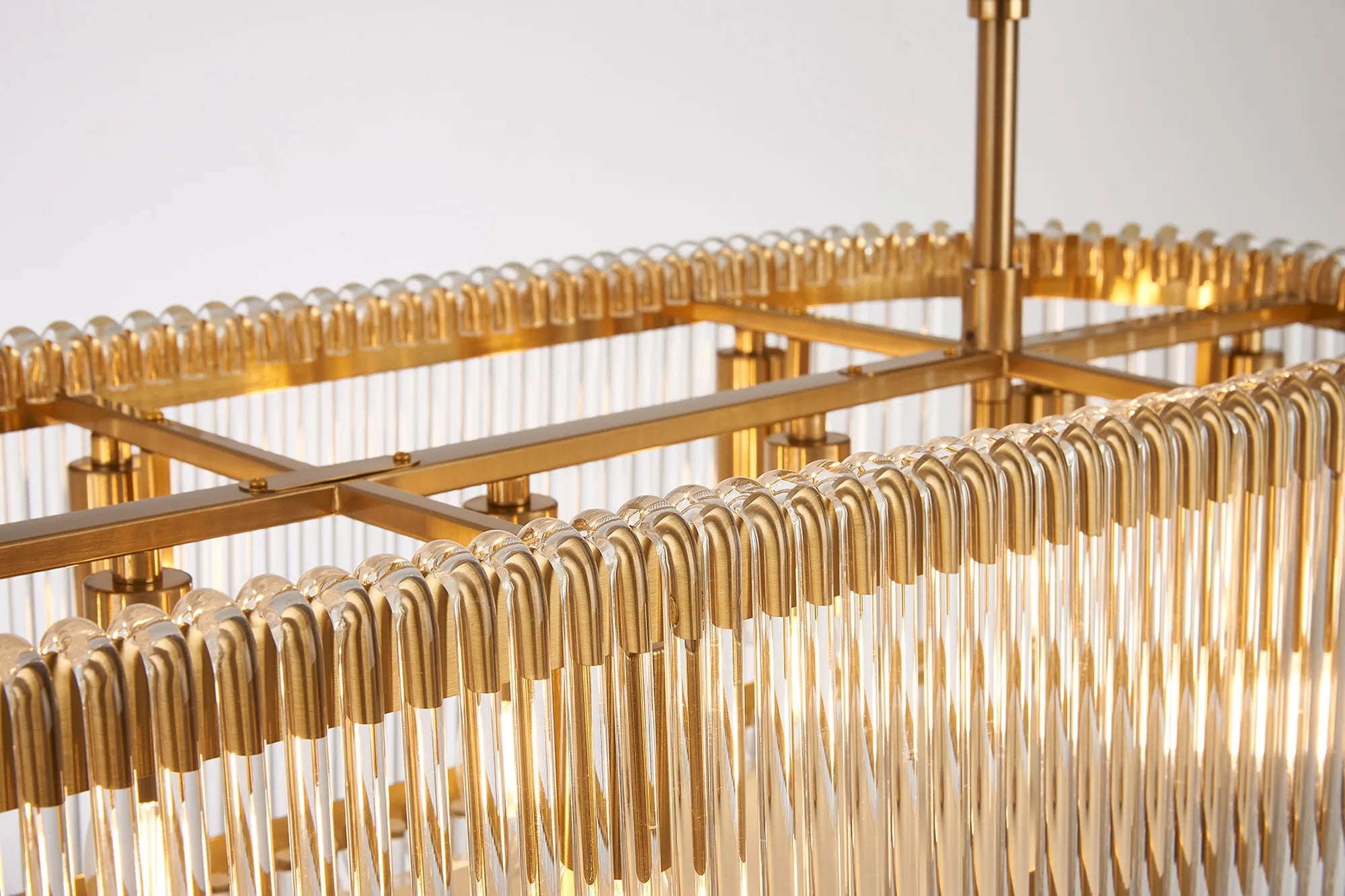 Jonas 100 x 35cm Oval Linear Pendant/Semi Ceiling- Various Finishes