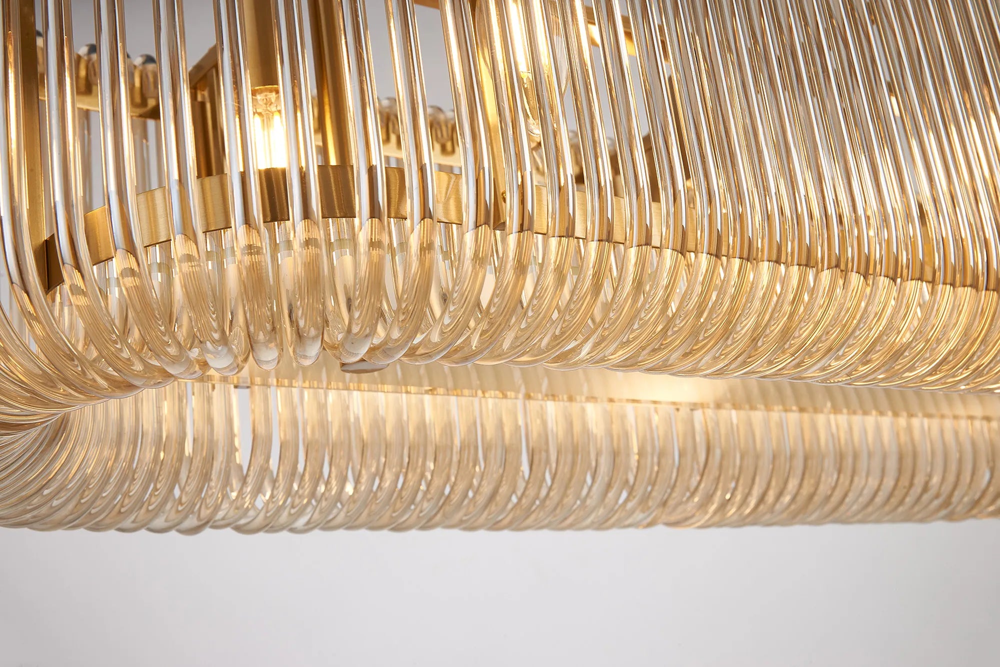 Jonas 100 x 35cm Oval Linear Pendant/Semi Ceiling- Various Finishes