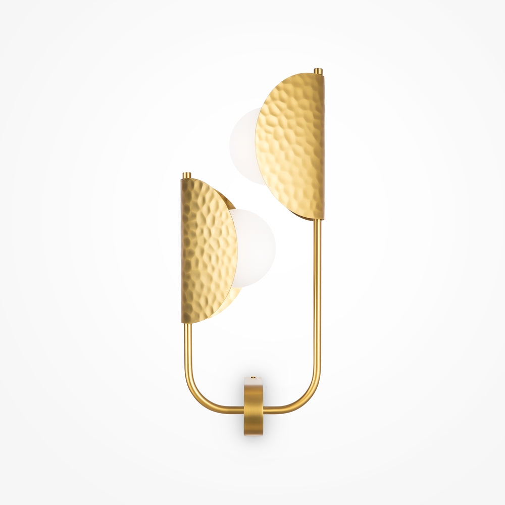 Tropic 2Lt Wall Lamp - Satin Brass