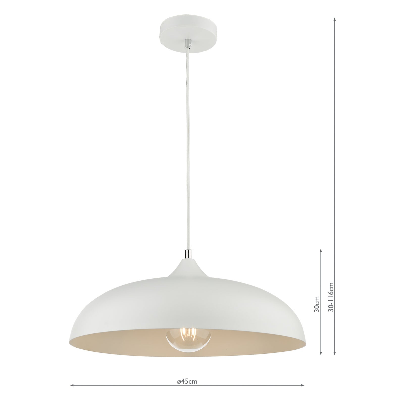 Kaelan 1 Light Pendant-  Various Finishes