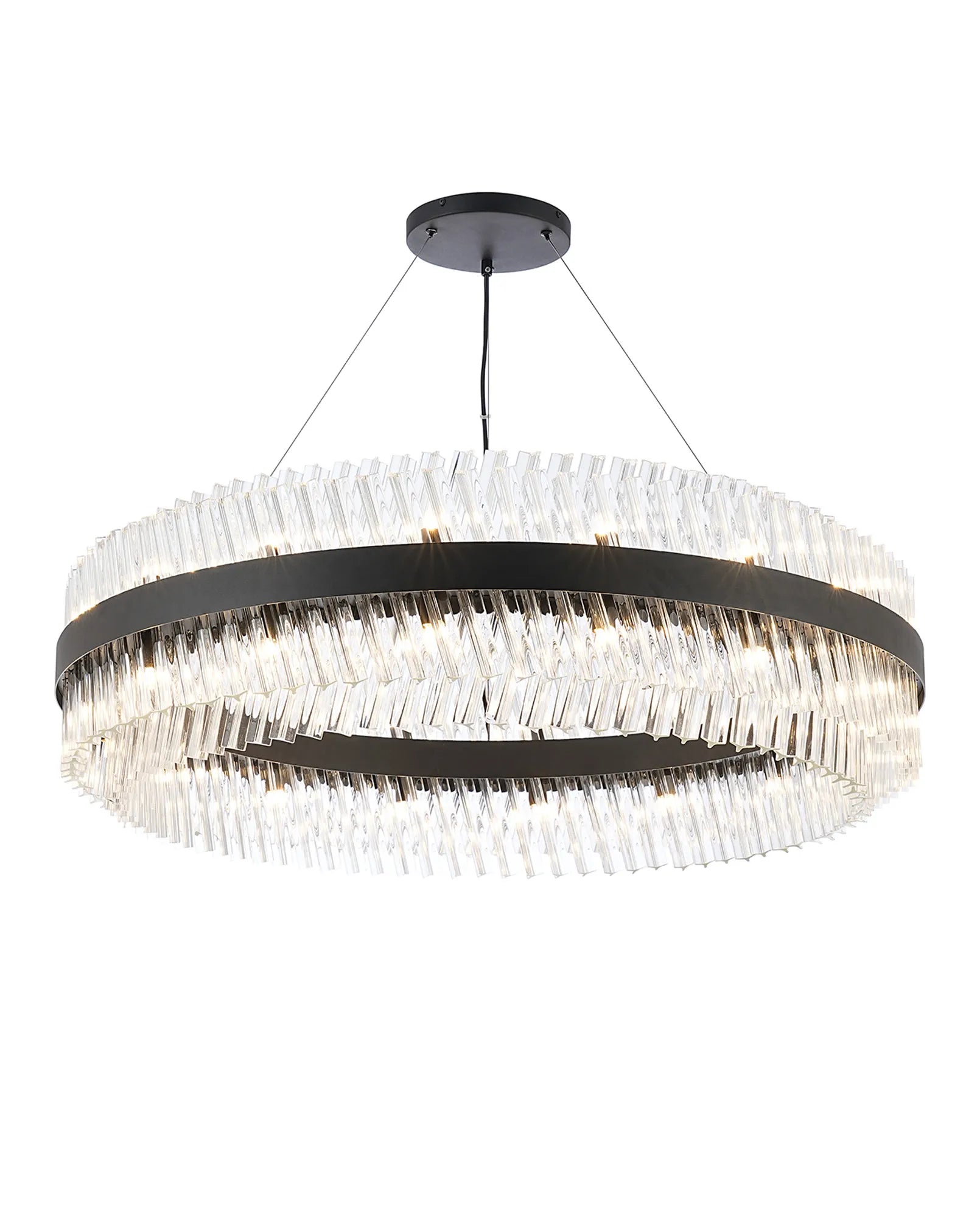 Bellina 18/32/34Lt Round Pendant, Brass/Nickel/Black - Various Finishes