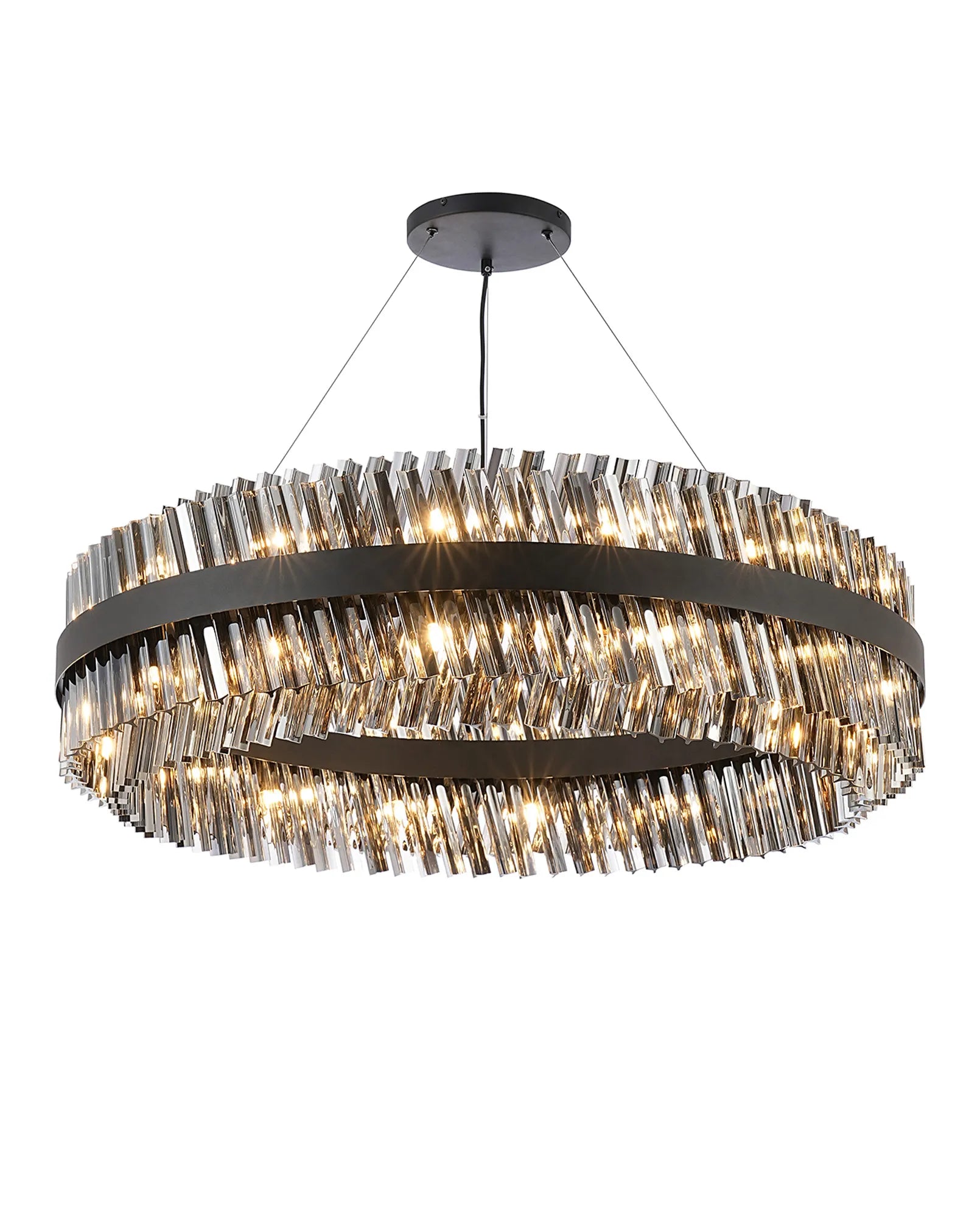 Bellina 18/32/34Lt Round Pendant, Brass/Nickel/Black - Various Finishes