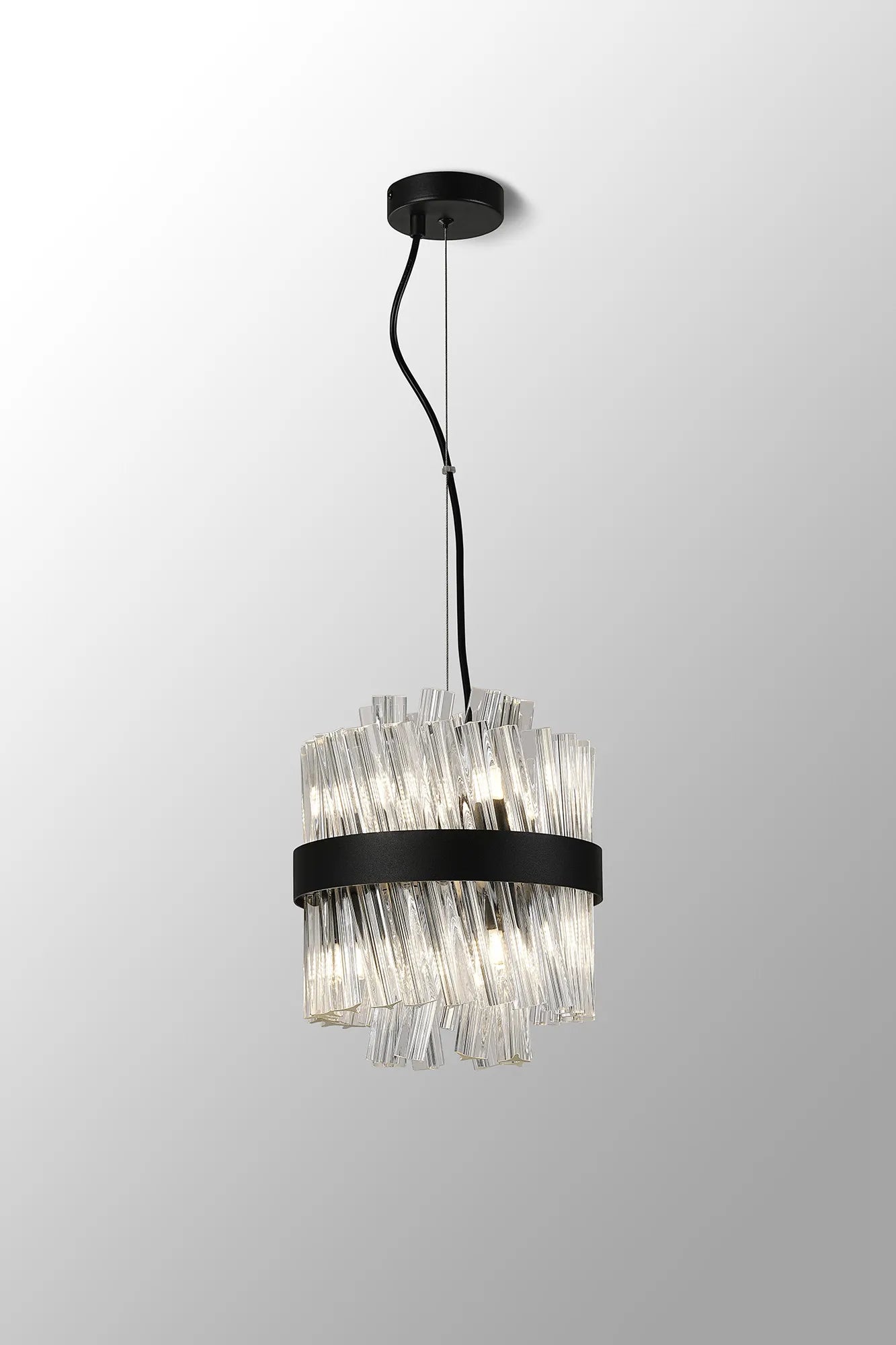 Bellina 6/10/18/32/34Lt Round Pendant, Brass/Nickel/Black - Various Finishes