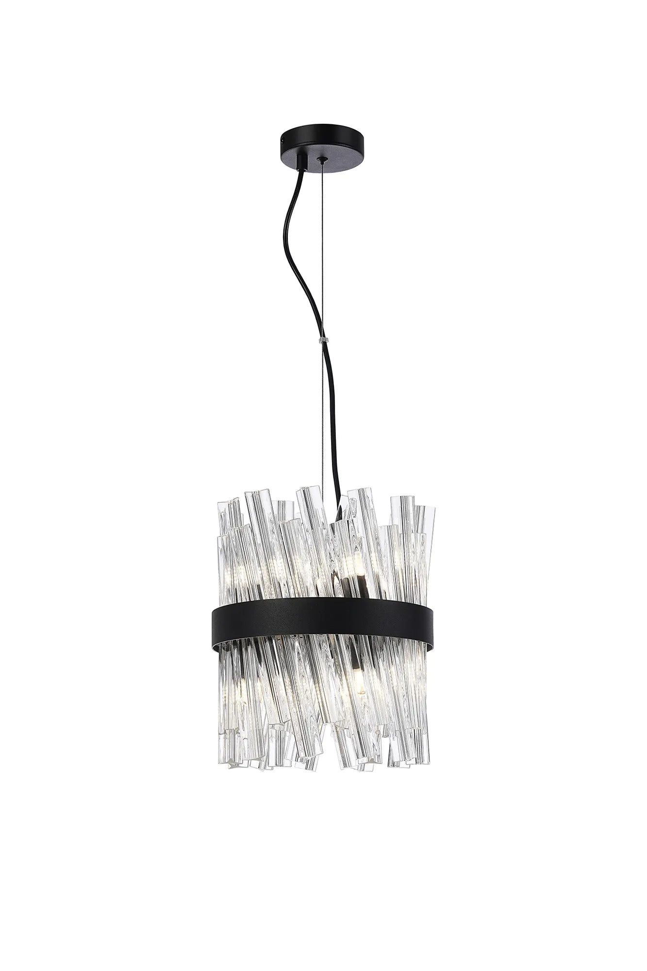 Bellina 6/10/18/32/34Lt Round Pendant, Brass/Nickel/Black - Various Finishes