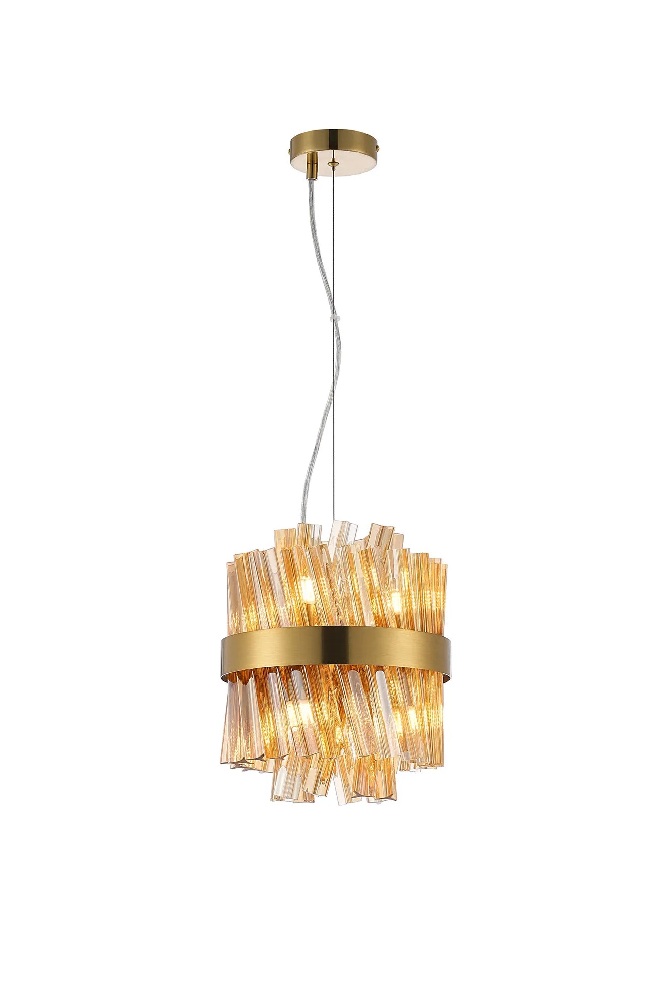 Bellina 6/10/18/32/34Lt Round Pendant, Brass/Nickel/Black - Various Finishes