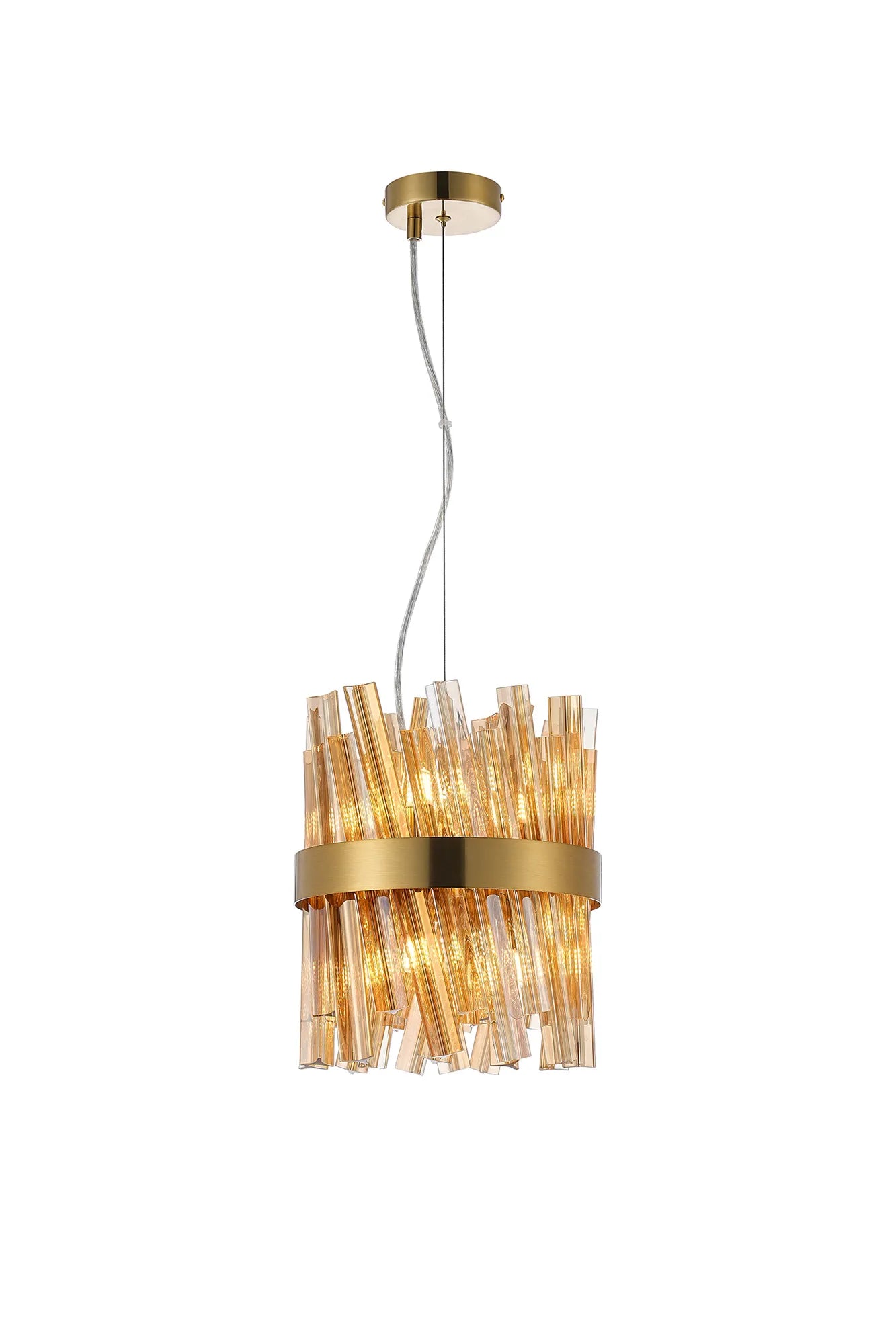 Bellina 6/10/18/32/34Lt Round Pendant, Brass/Nickel/Black - Various Finishes