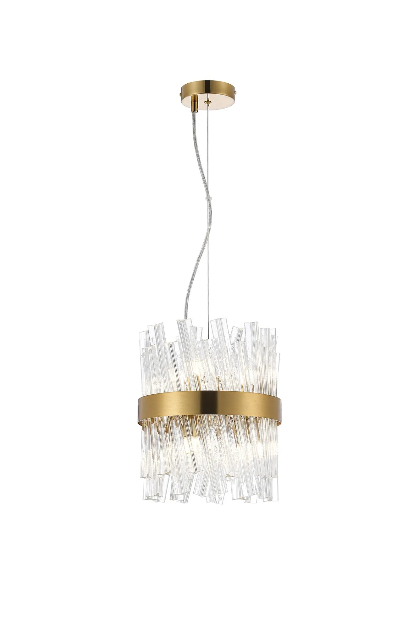 Bellina 6/10/18/32/34Lt Round Pendant, Brass/Nickel/Black - Various Finishes