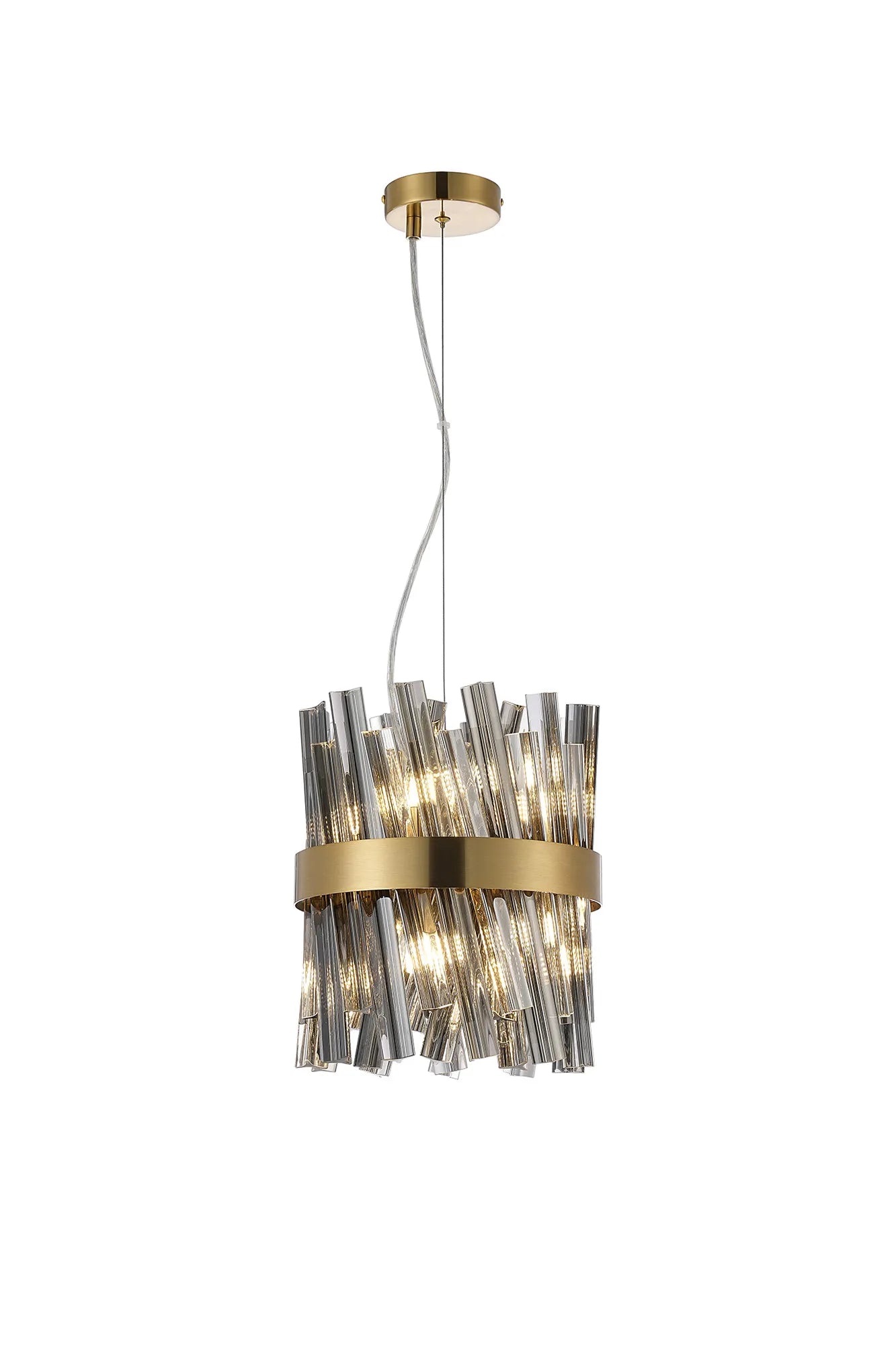 Bellina 6/10/18/32/34Lt Round Pendant, Brass/Nickel/Black - Various Finishes