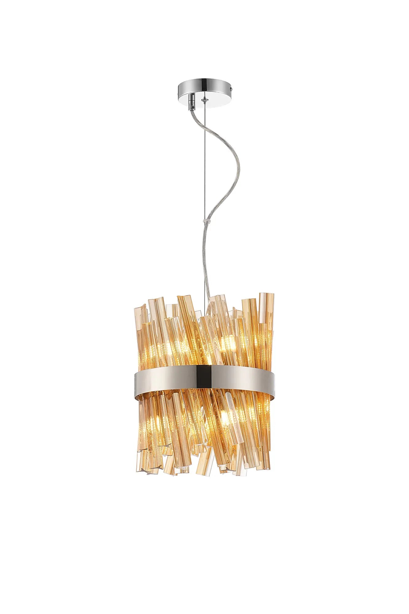 Bellina 6/10/18/32/34Lt Round Pendant, Brass/Nickel/Black - Various Finishes