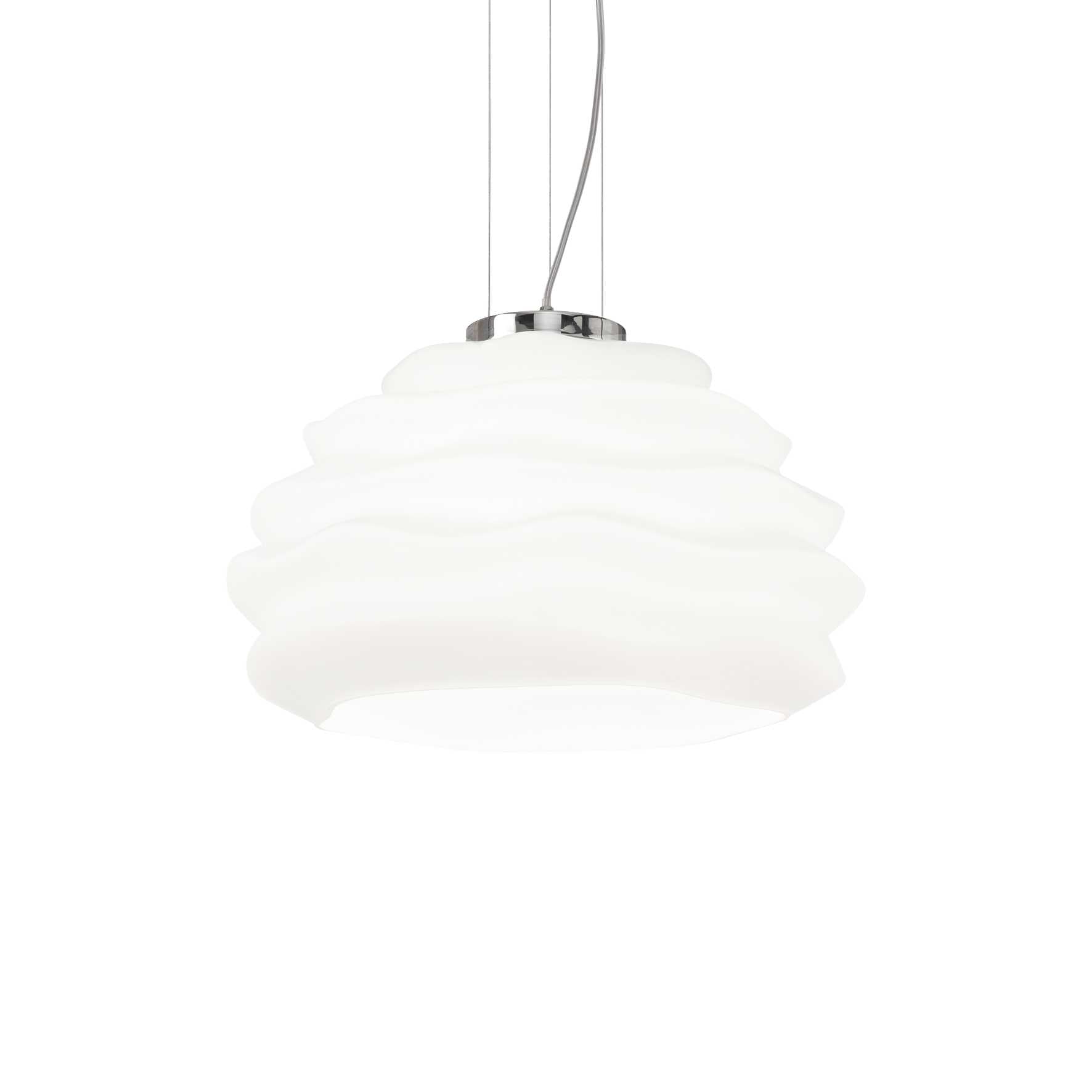 Karma Centre Ceiling Light Small/Big - White Finish - Cusack Lighting