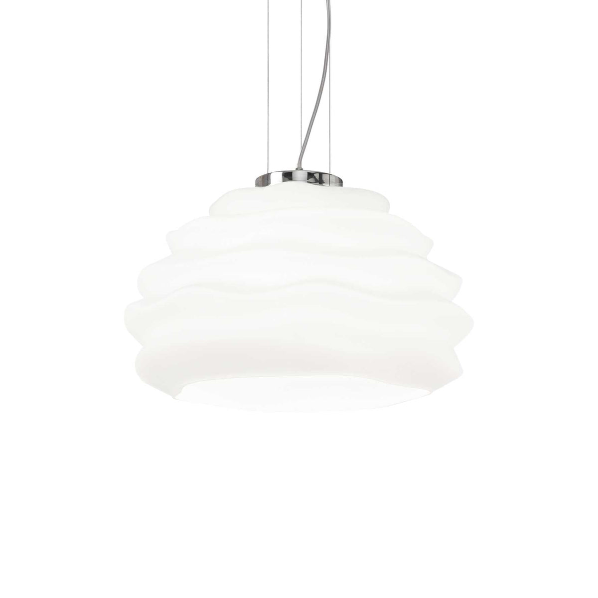 Karma Centre Ceiling Light Small/Big - White Finish - Cusack Lighting