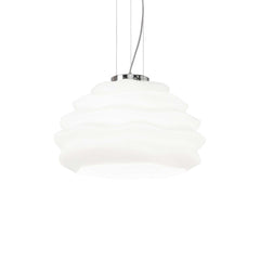Karma Centre Ceiling Light Small/Big - White Finish - Cusack Lighting